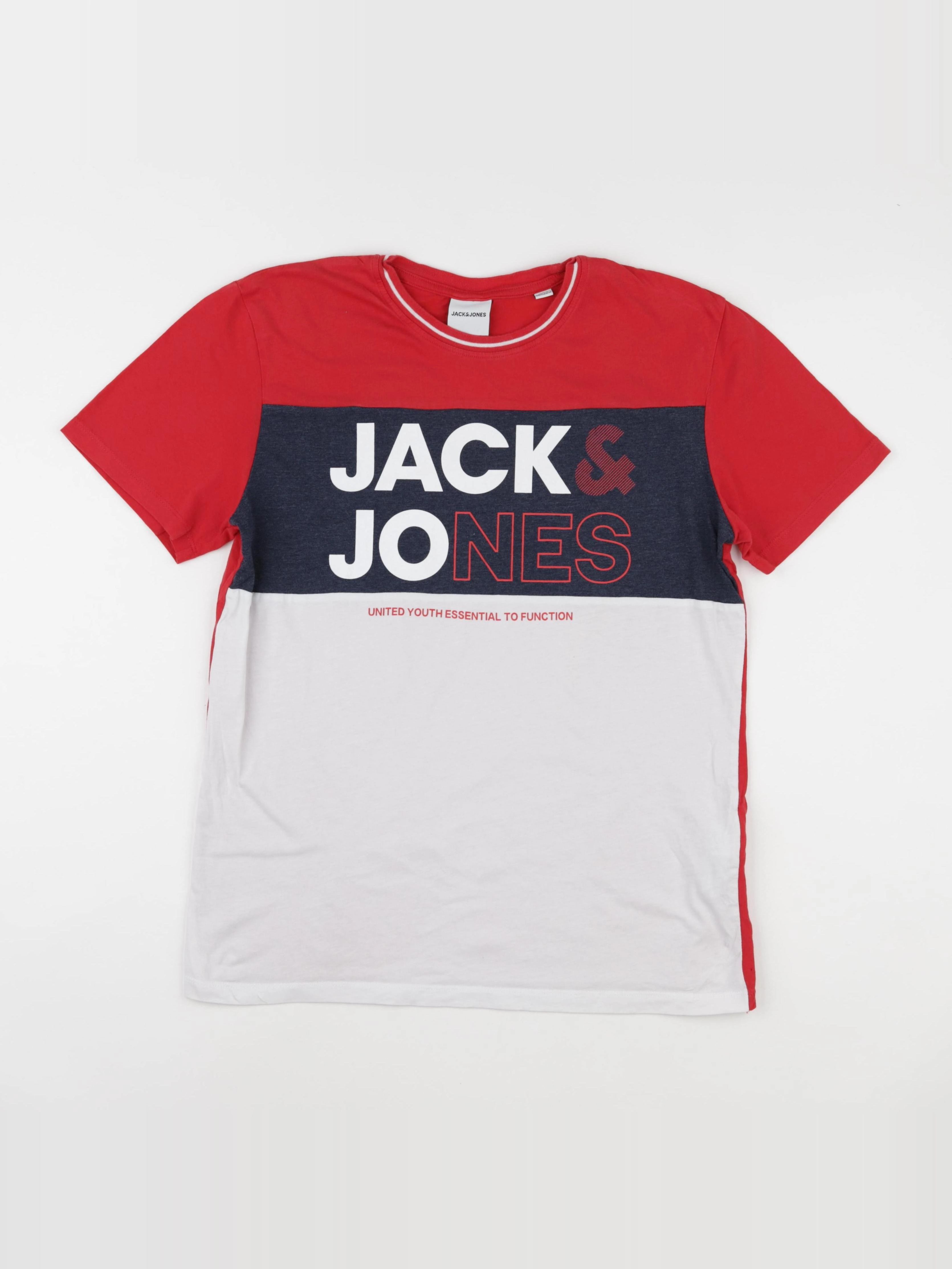 Jack & Jones - tee-shirt blanc, rouge - 12 ans