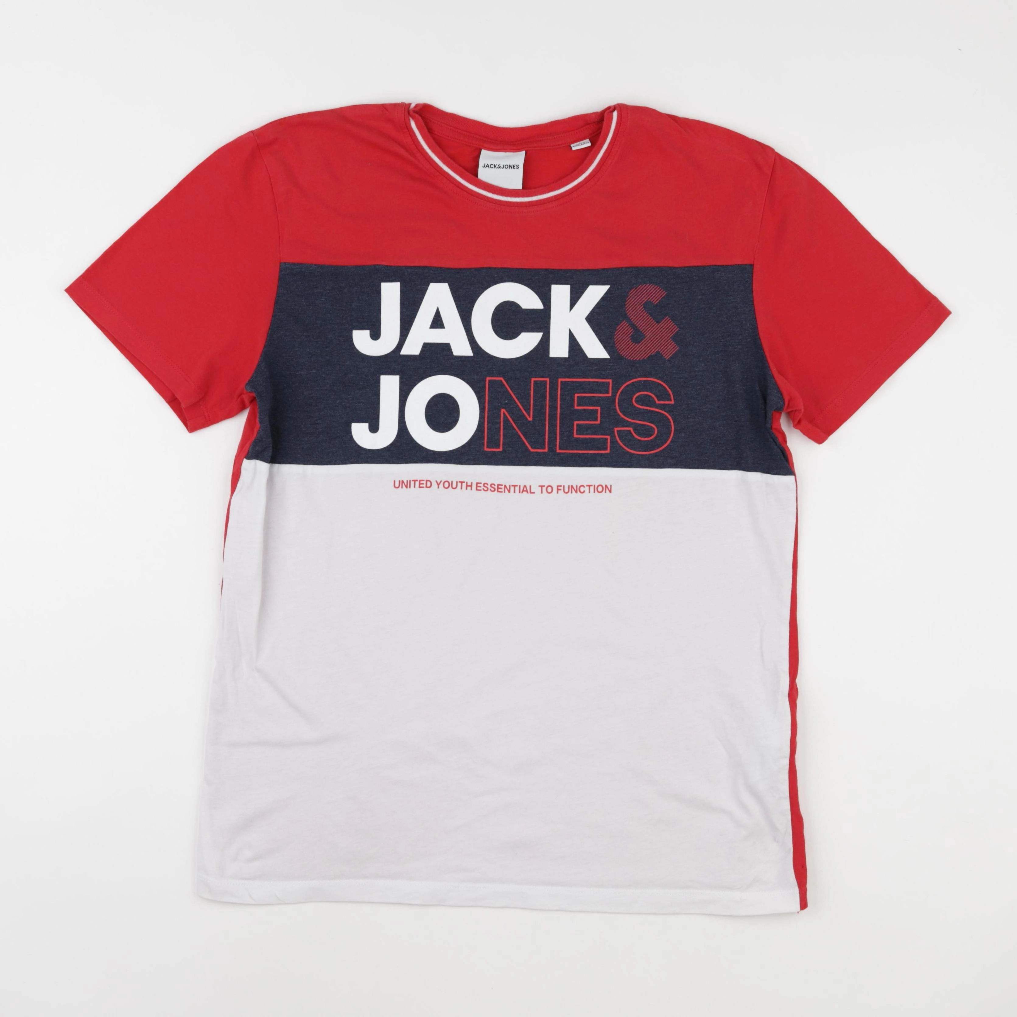 Jack & Jones - tee-shirt blanc, rouge - 12 ans