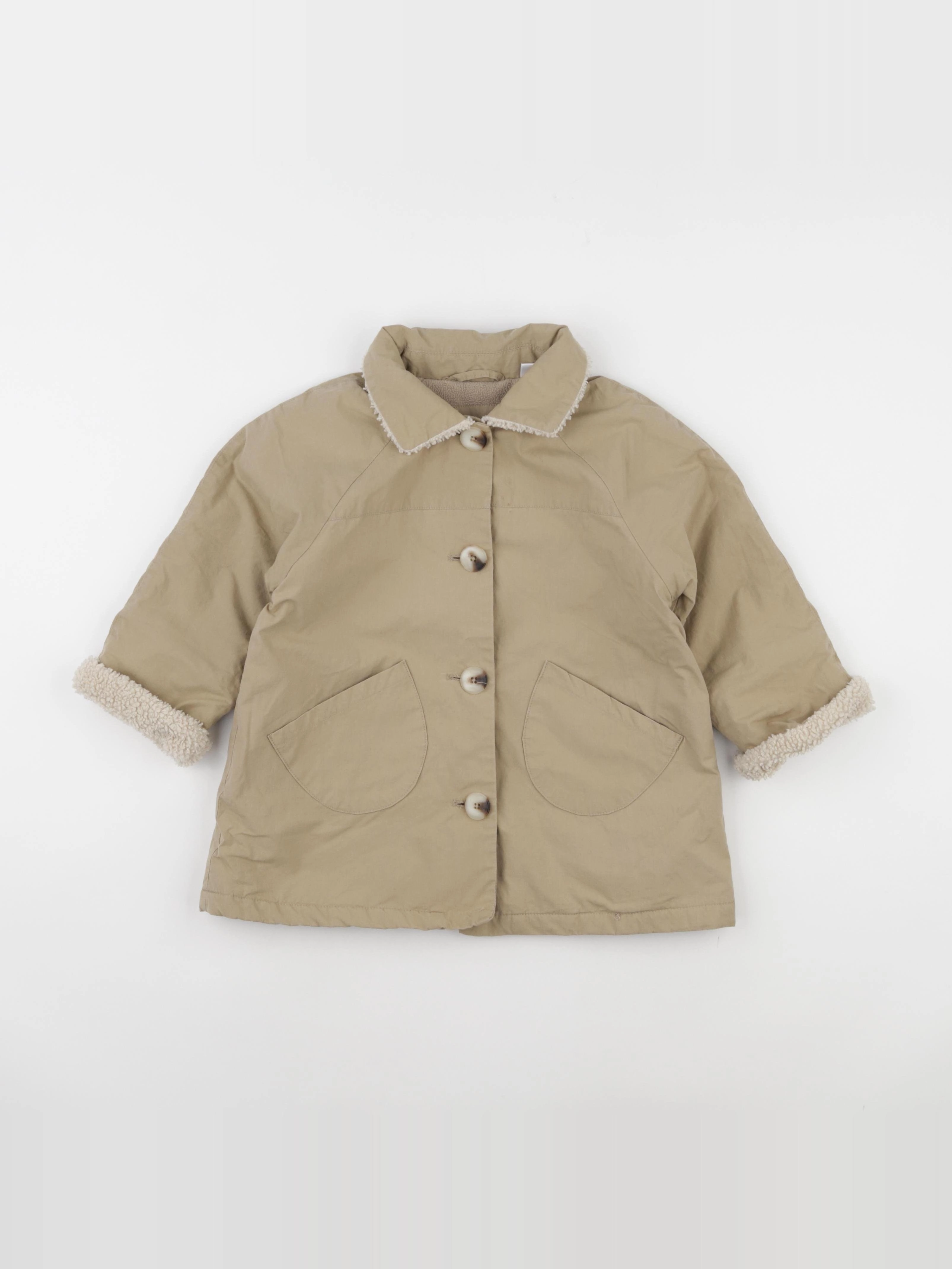 Zara - veste beige - 2/3 ans