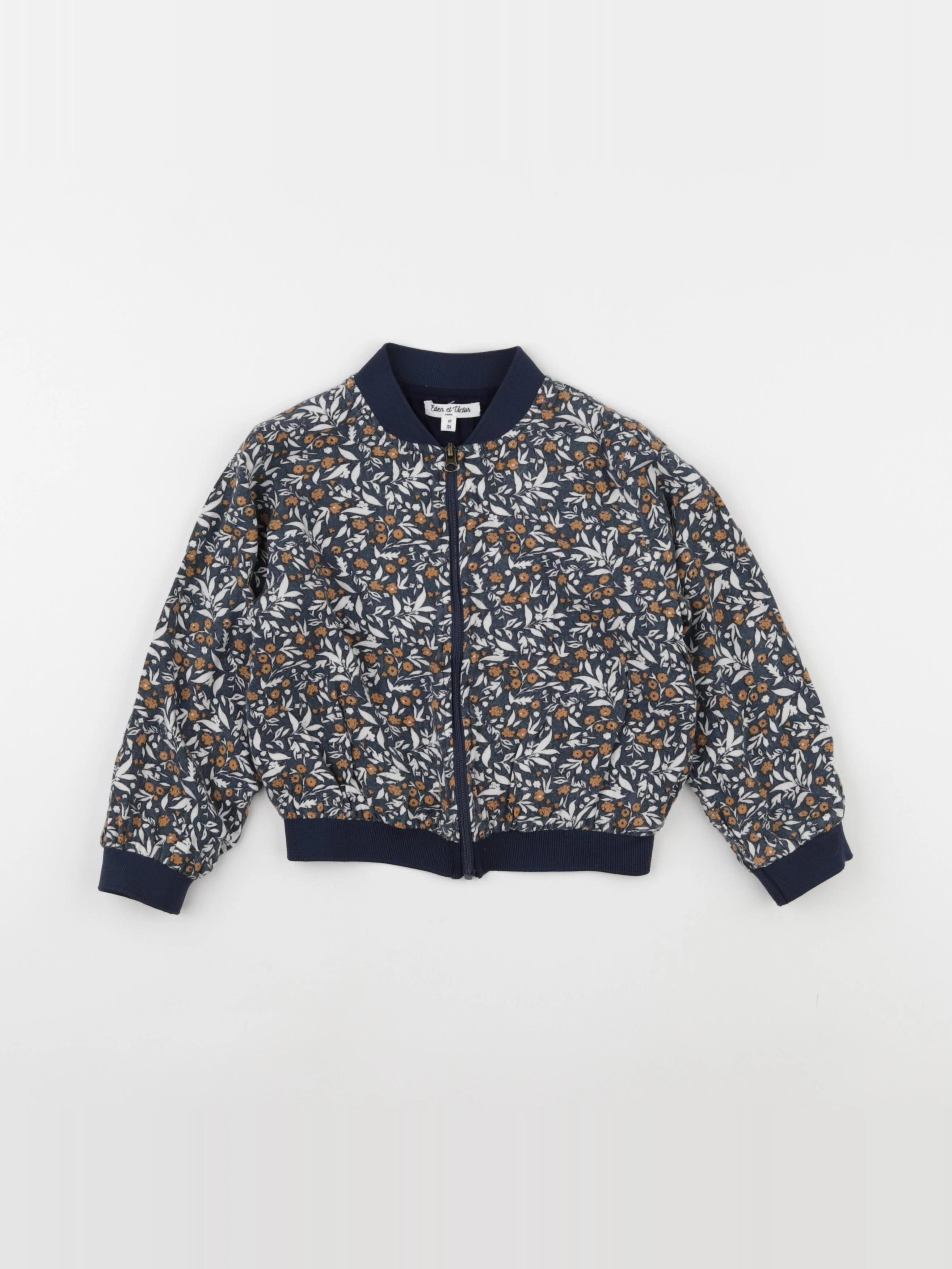 Eden & Victor - veste bleu - 4 ans