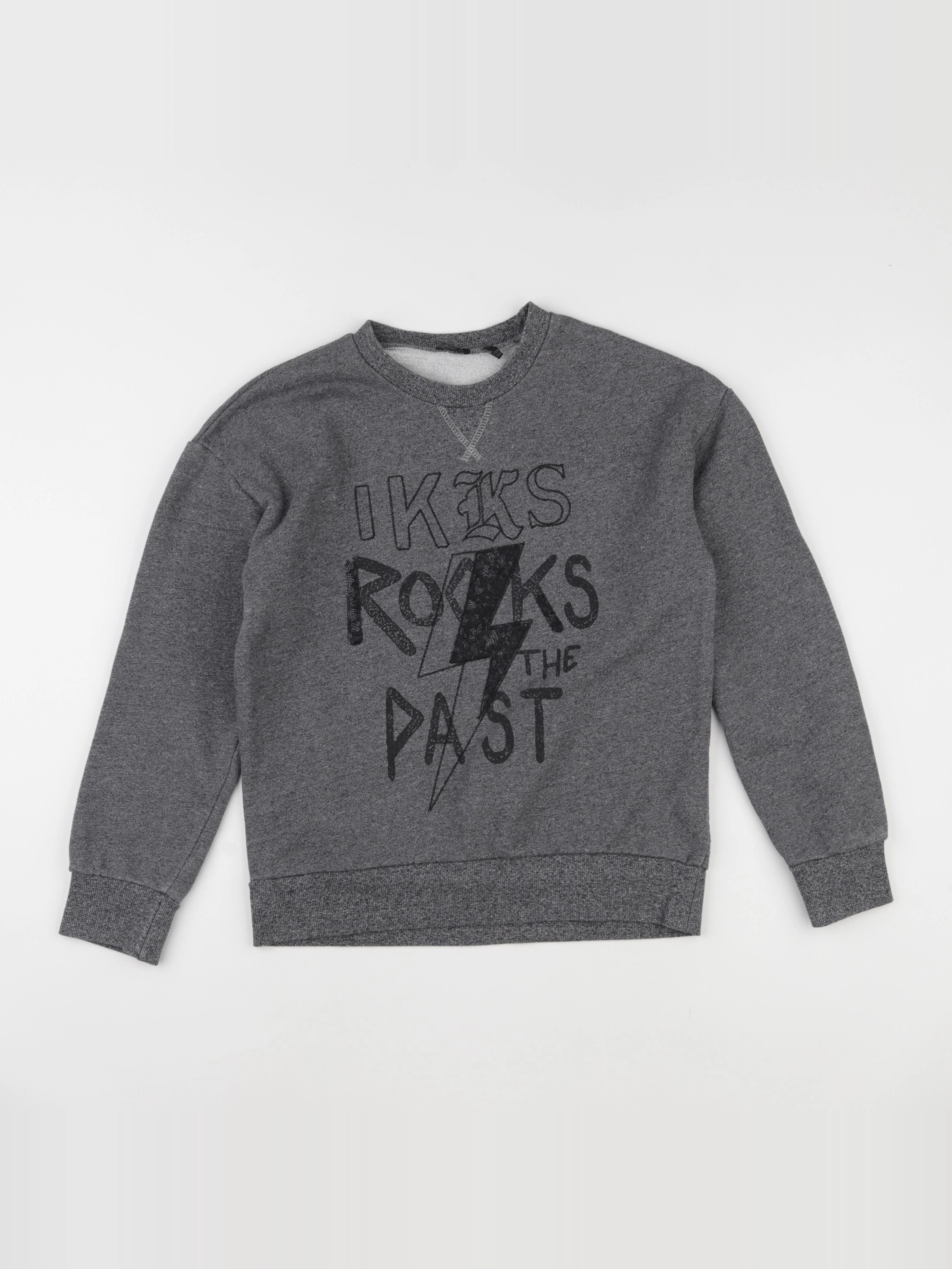 IKKS - sweat gris - 12 ans