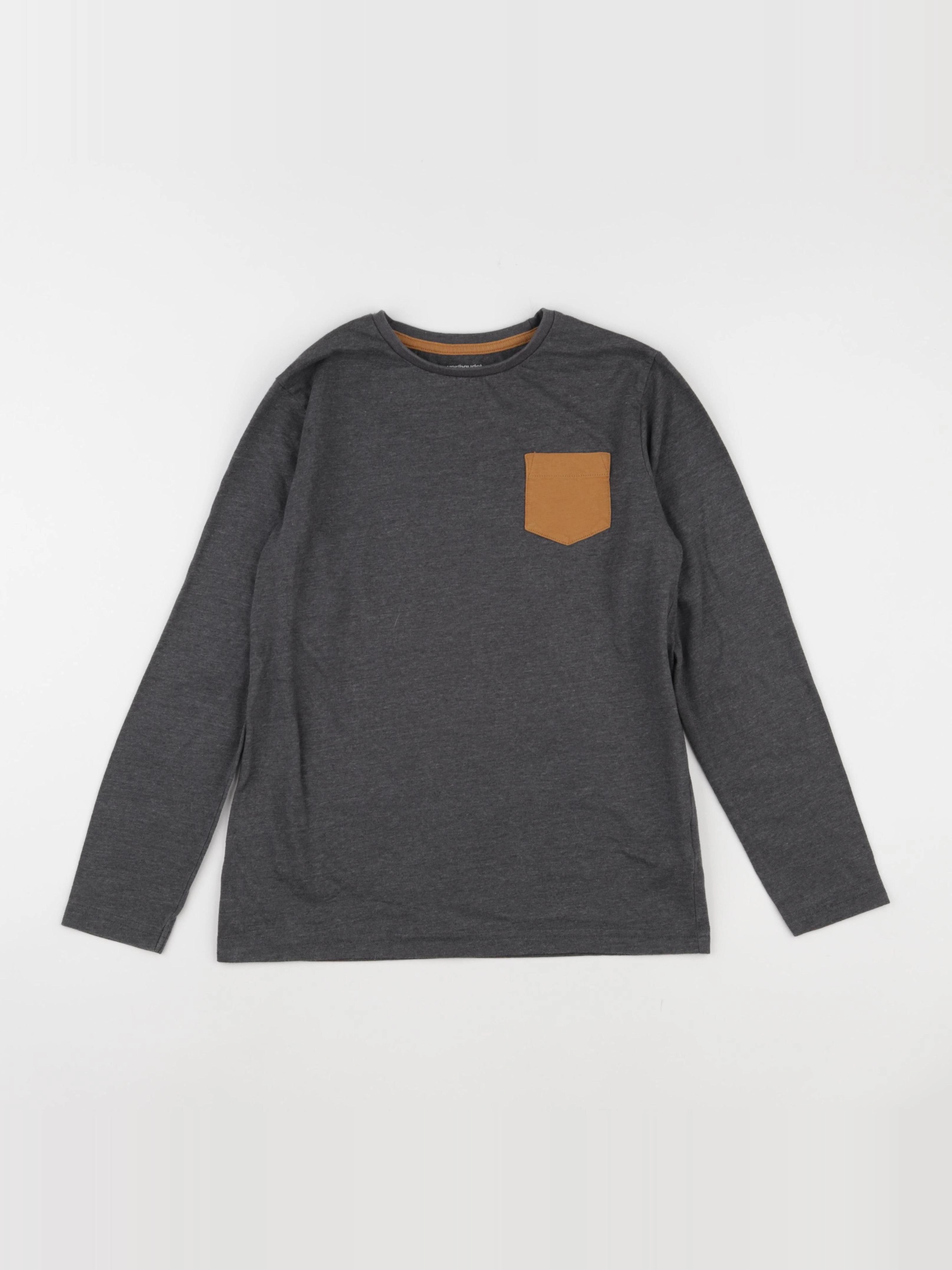Vertbaudet - tee-shirt gris - 12 ans