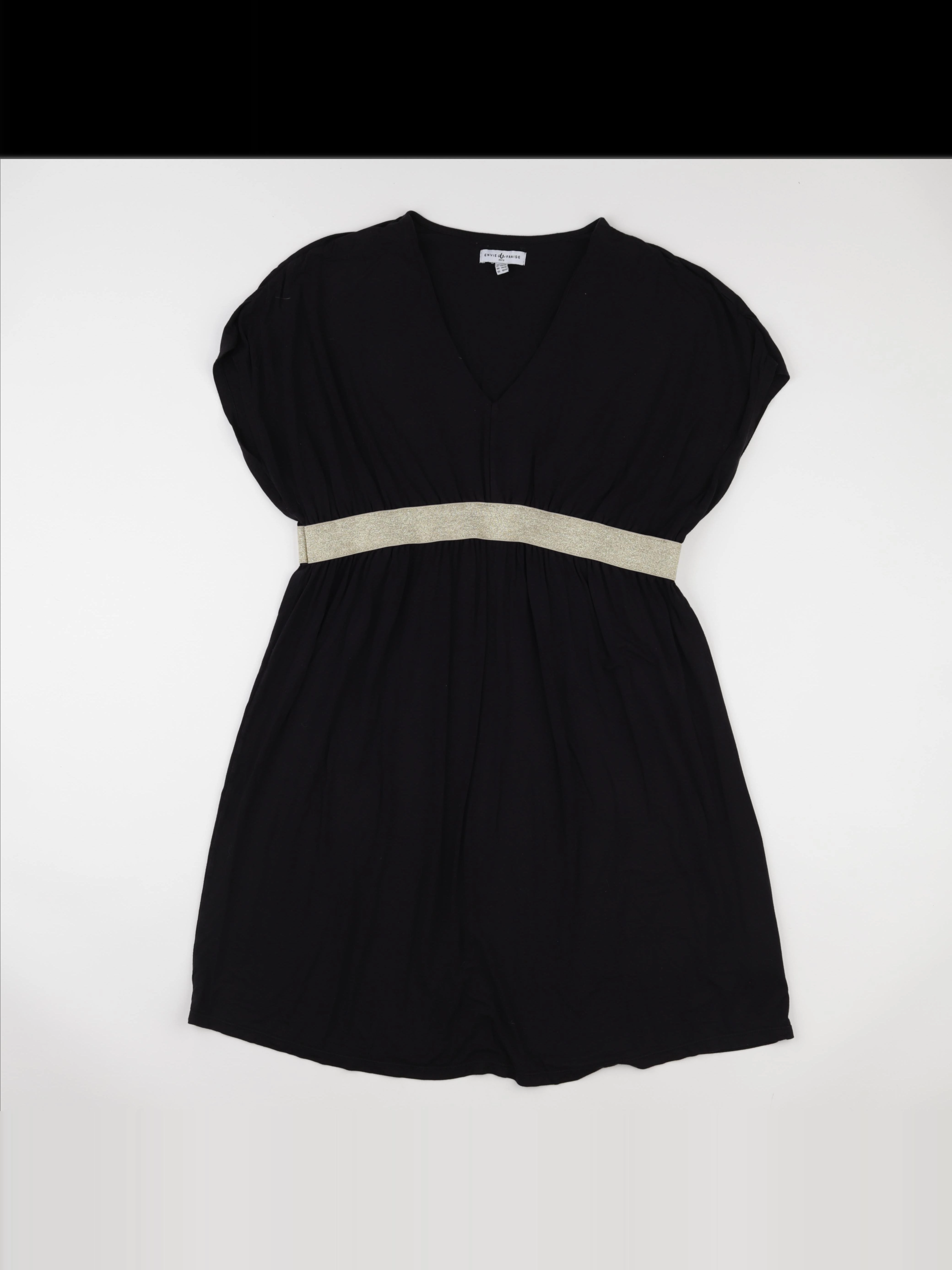 Envie de fraise - robe grossesse noir - 42 à 44