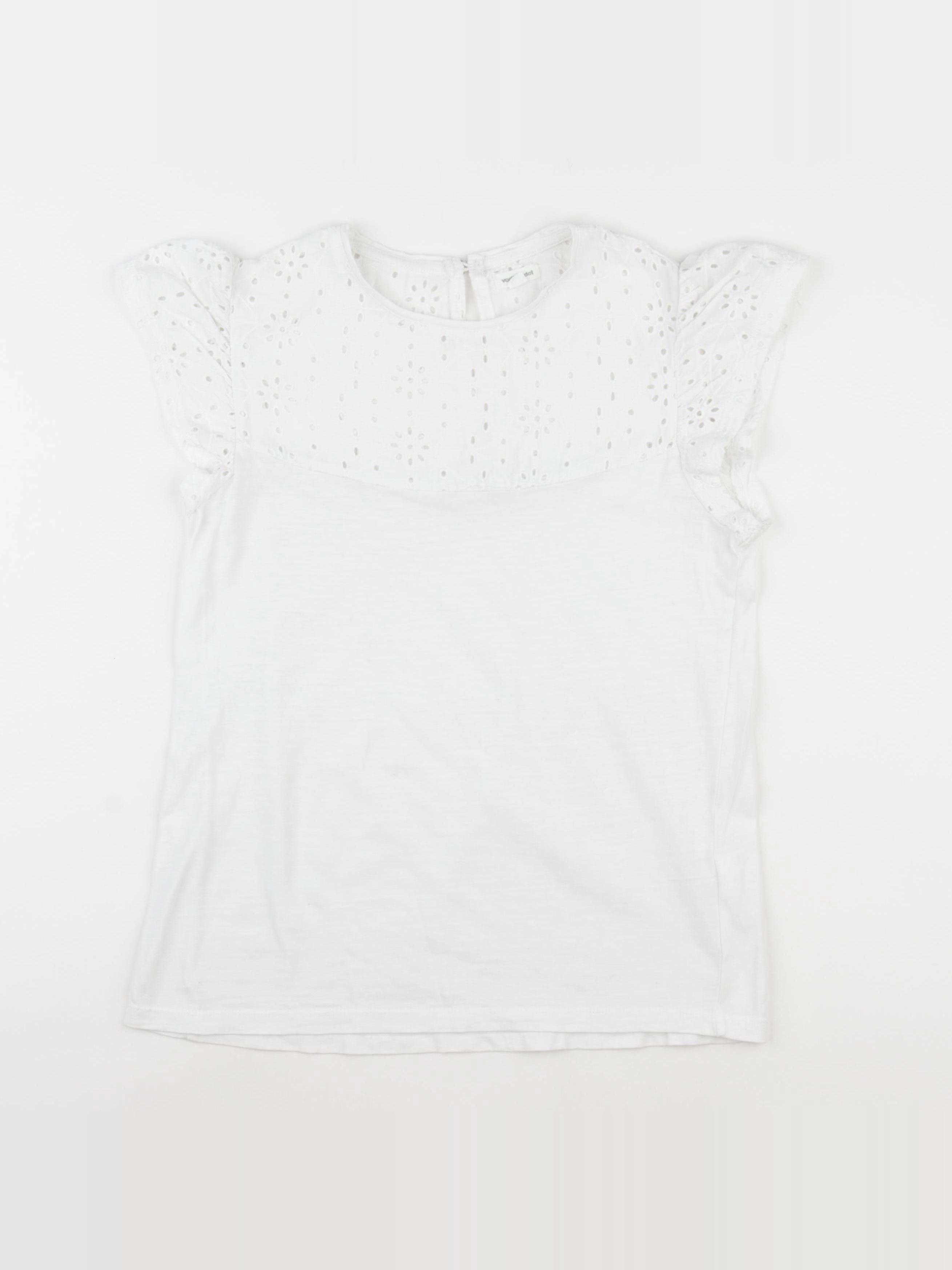 Vertbaudet - tee-shirt blanc - 14 ans