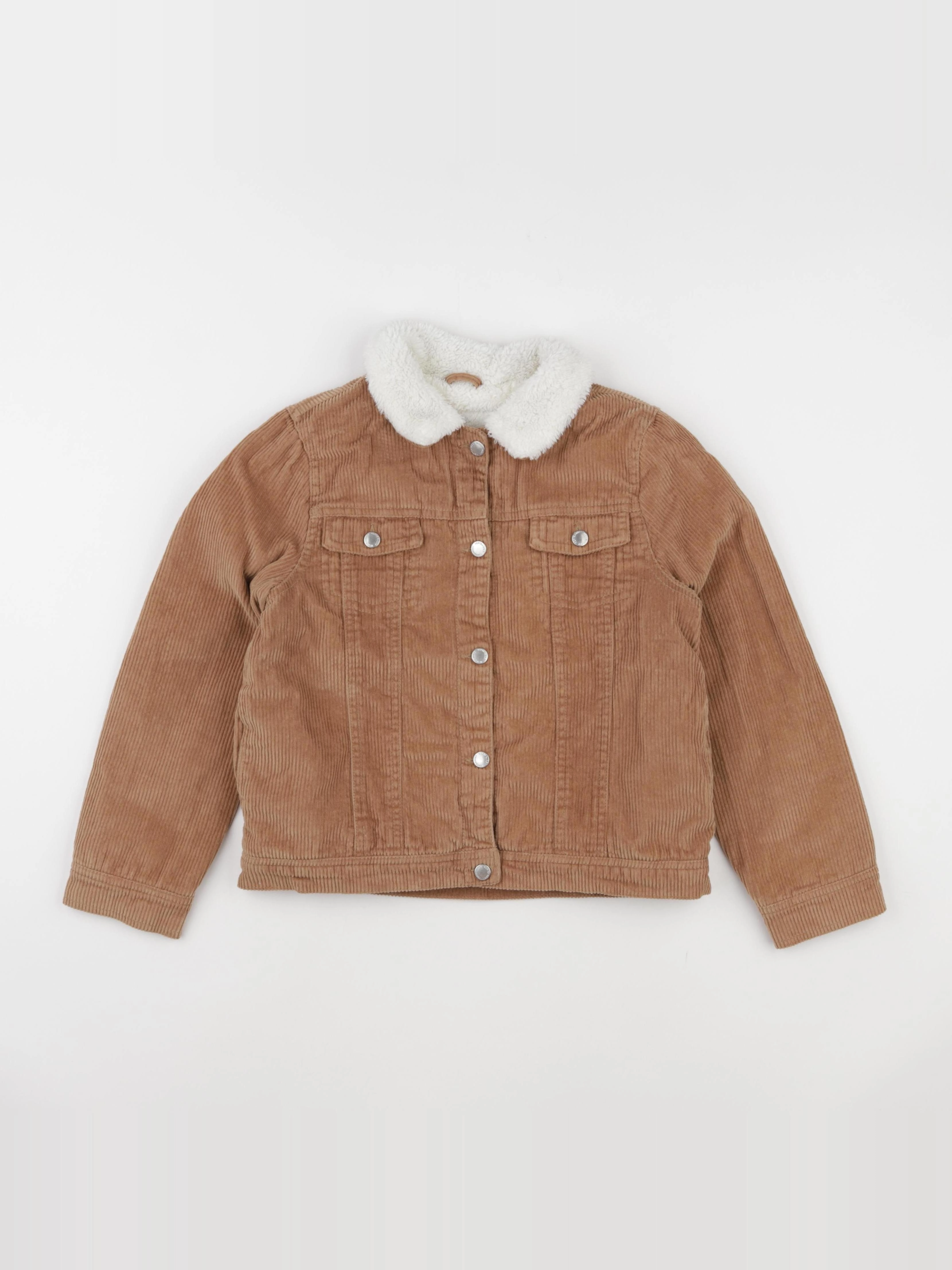 Vertbaudet - veste marron - 10 ans