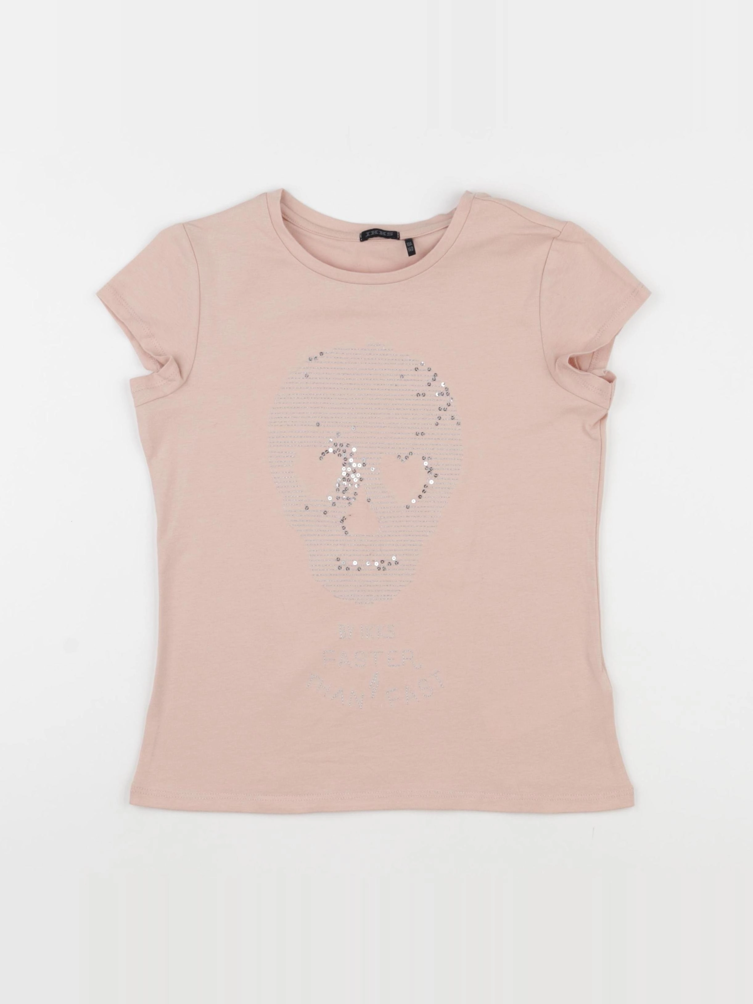 IKKS - tee-shirt rose - 10 ans