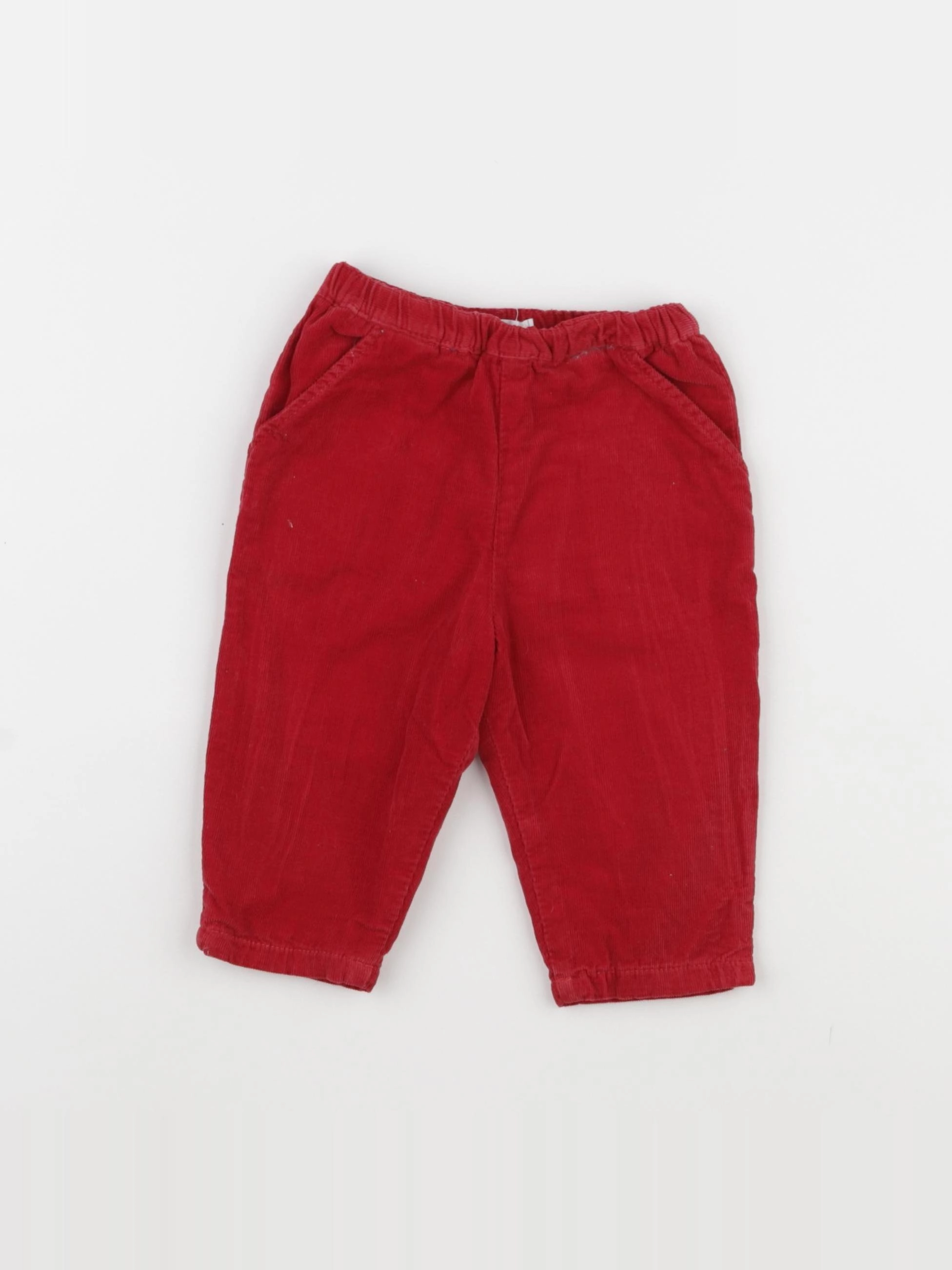 Boutchou - pantalon rouge - 6 mois