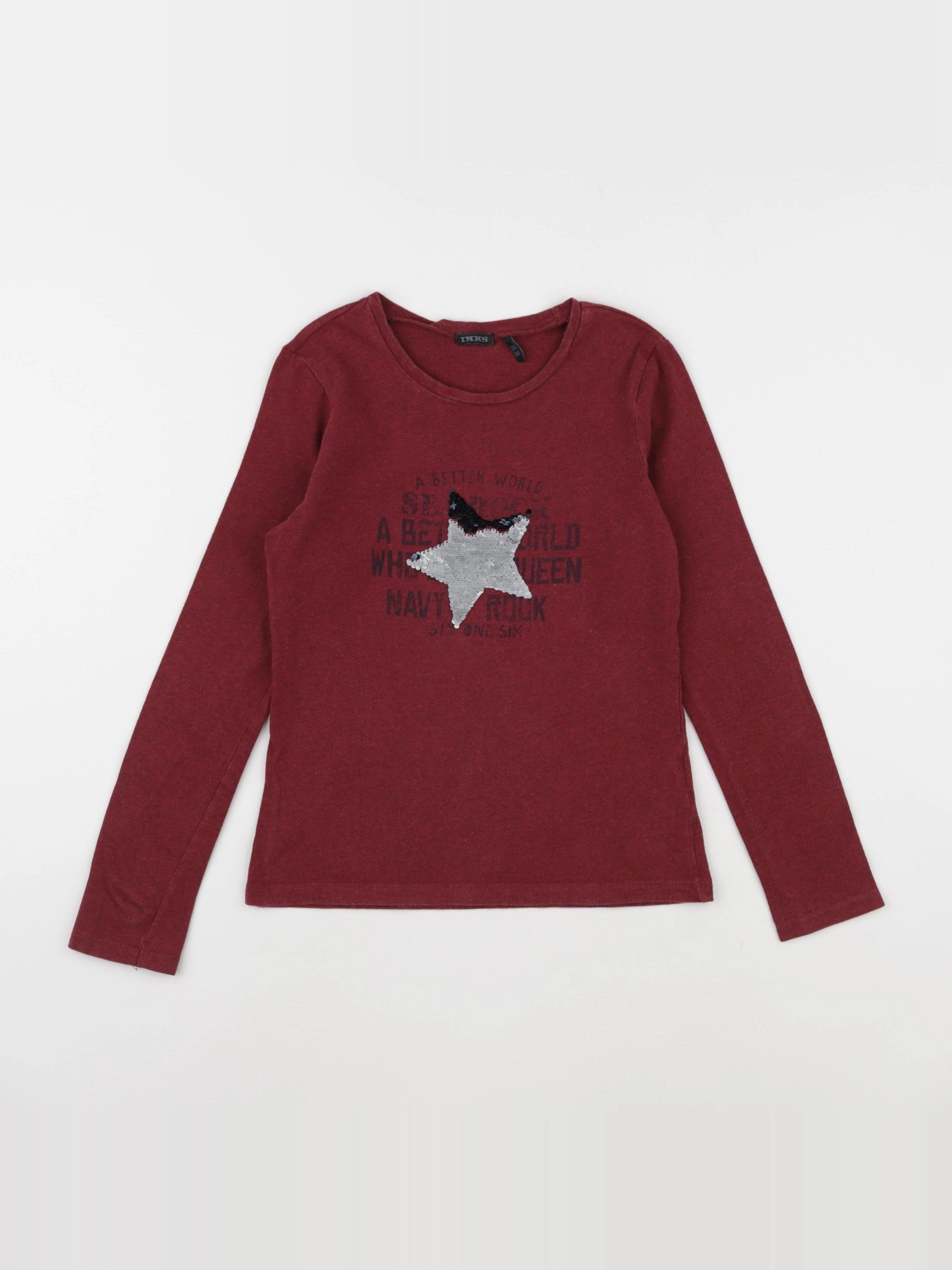 IKKS - tee-shirt rouge - 10 ans