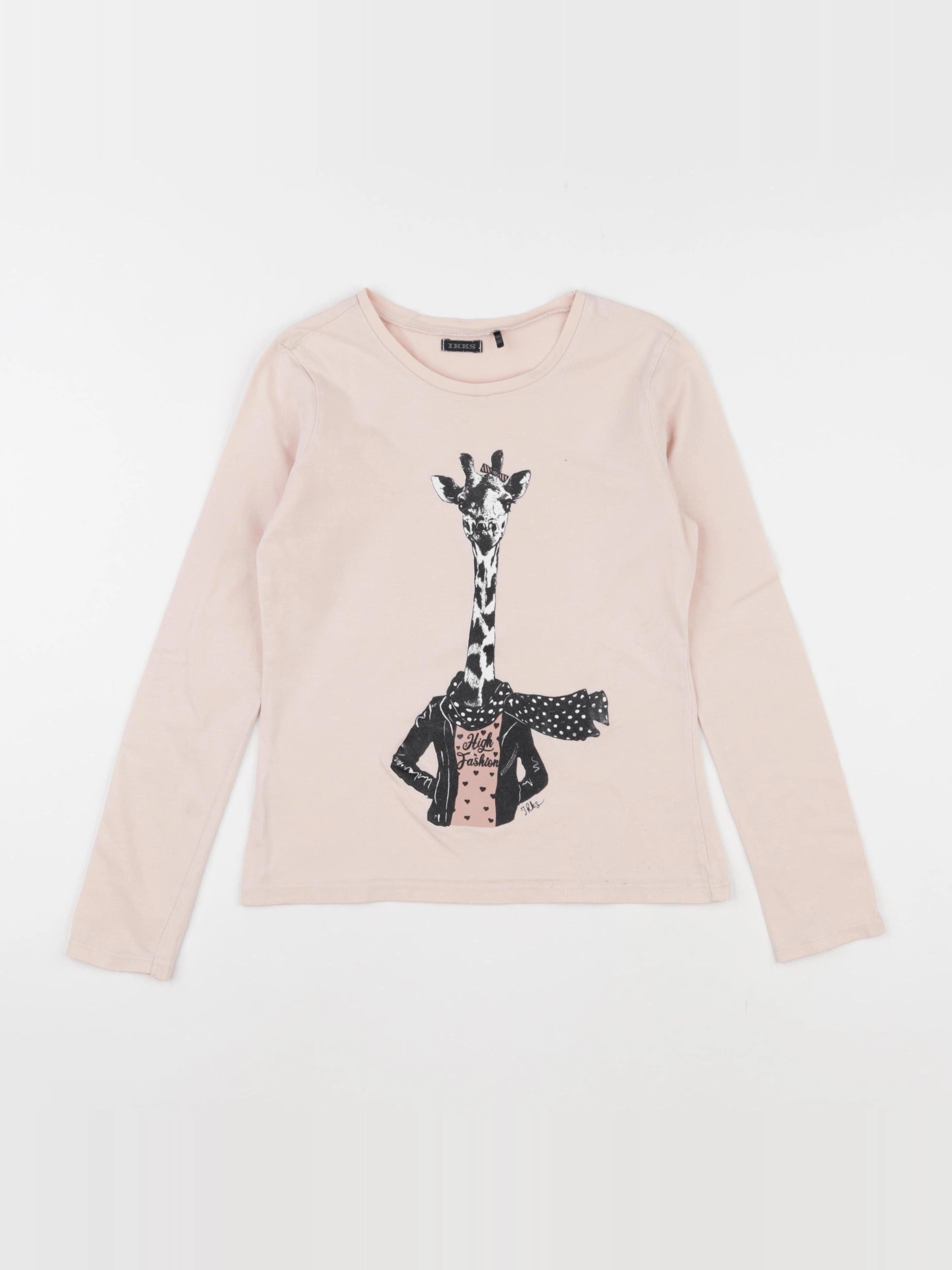 IKKS - tee-shirt rose - 10 ans