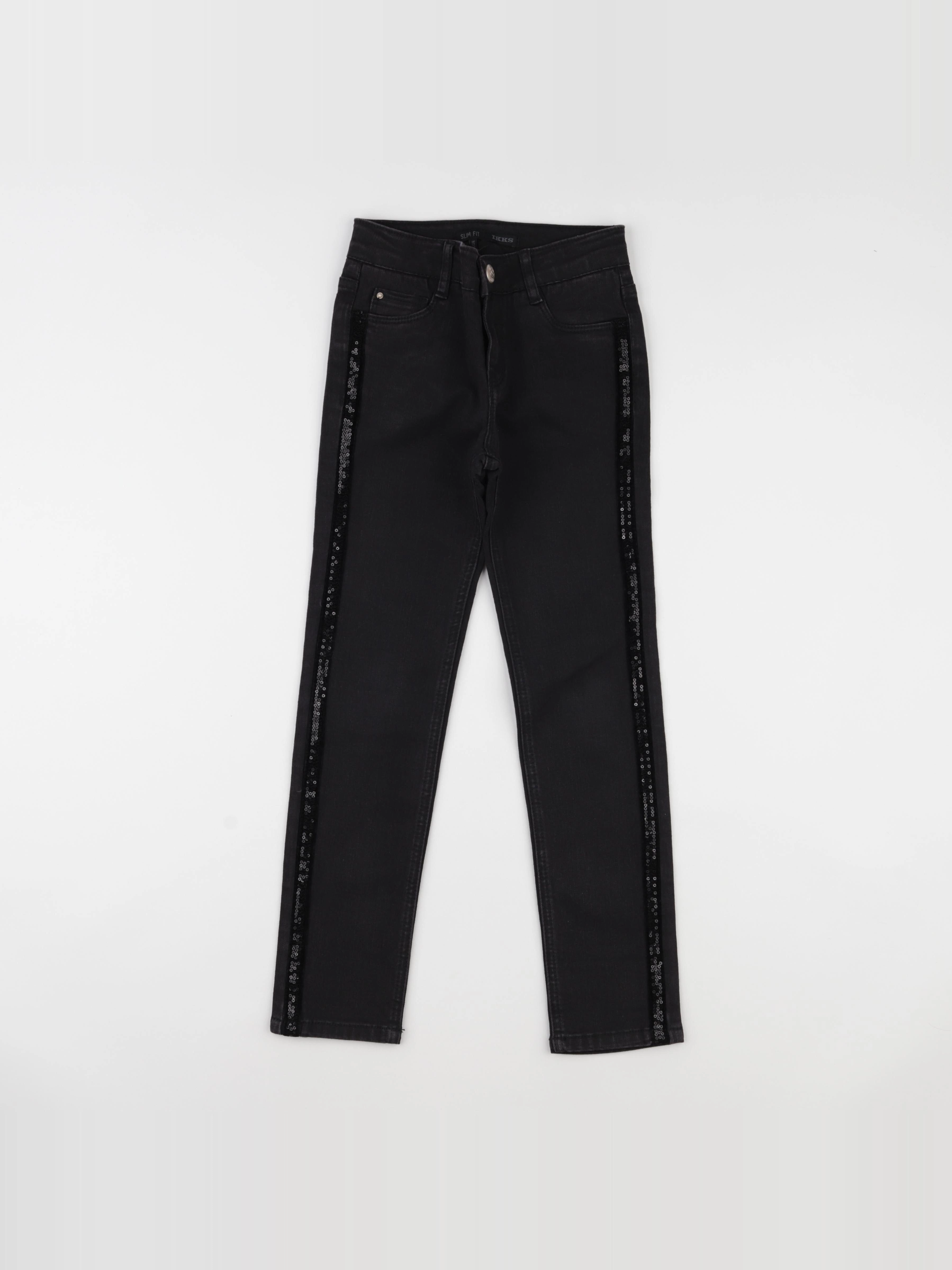 IKKS - jean noir - 8 ans