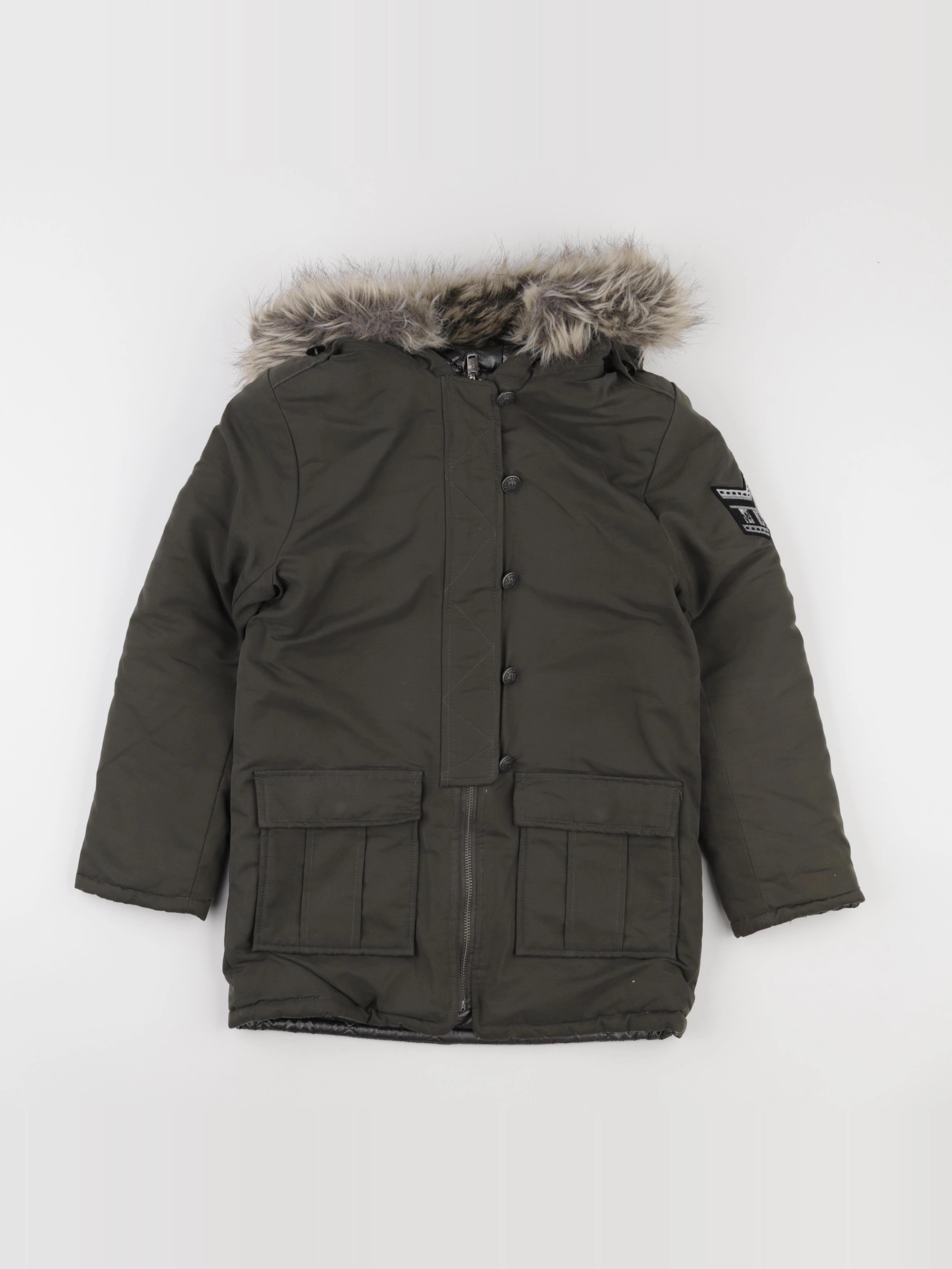 IKKS - parka réversible vert - 10 ans