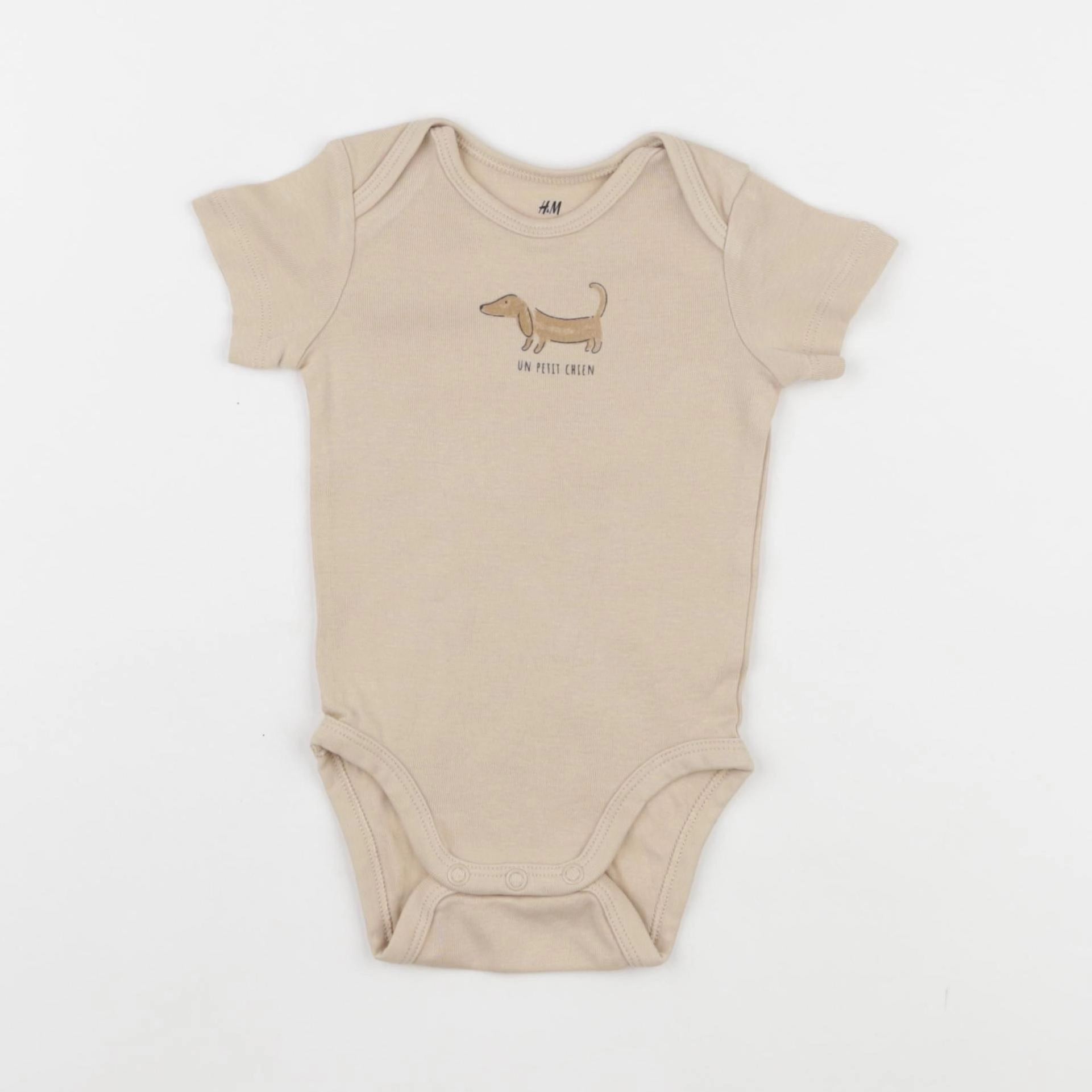 H&M - body beige - 3 mois