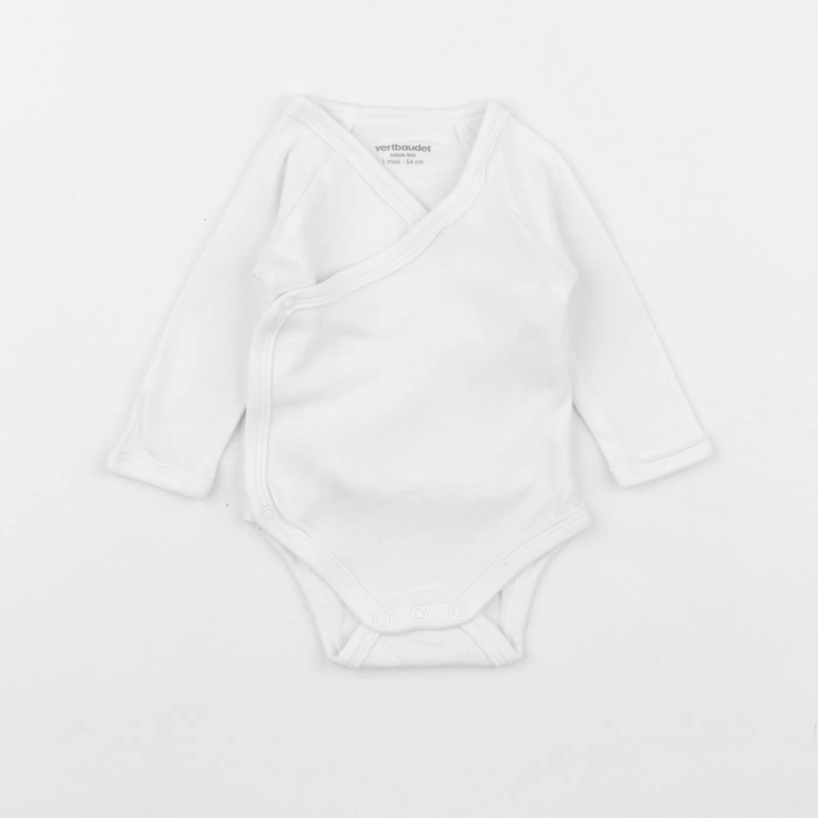 Vertbaudet - body blanc - 1 mois