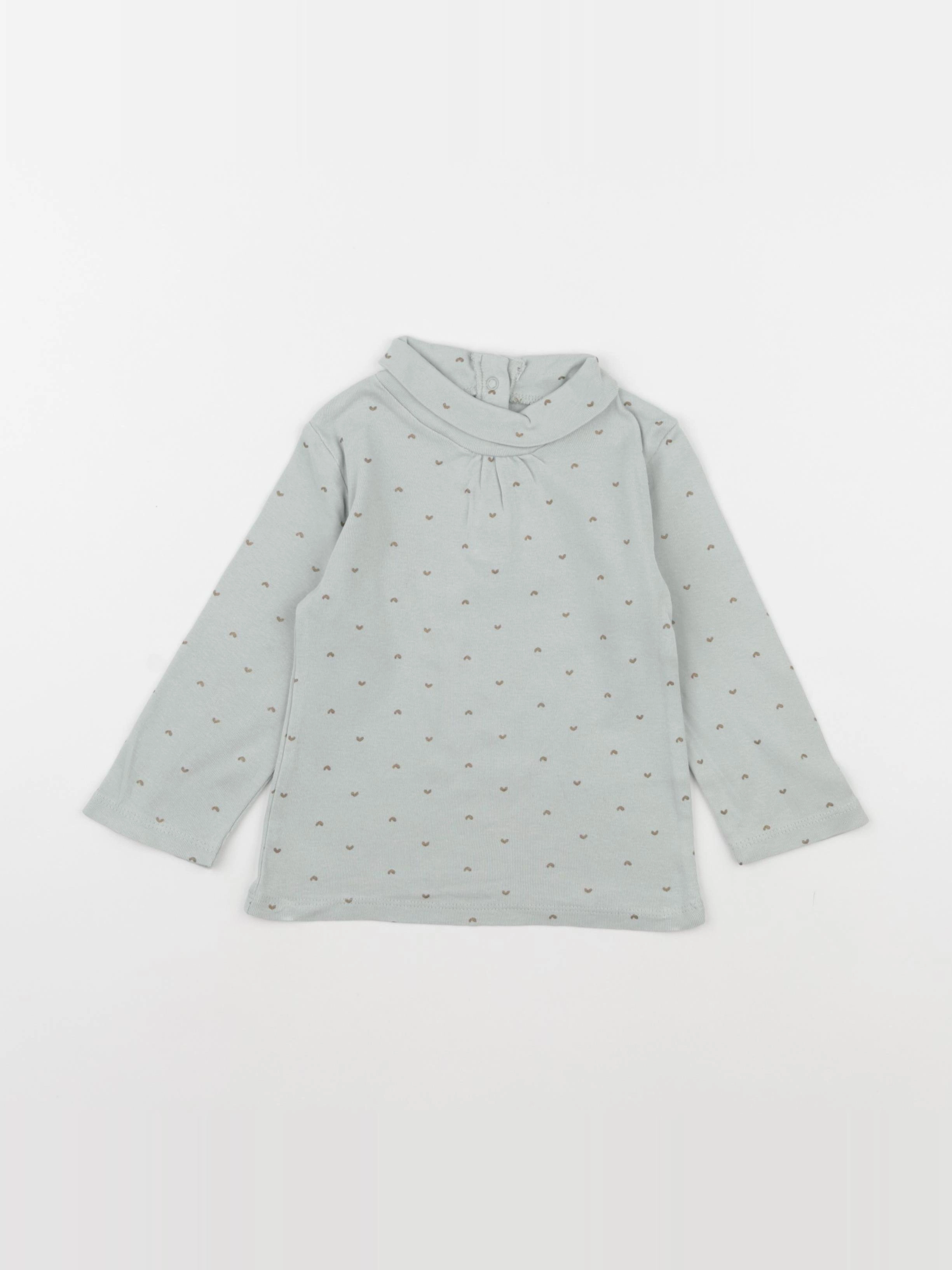 Vertbaudet - sous-pull vert - 2 ans