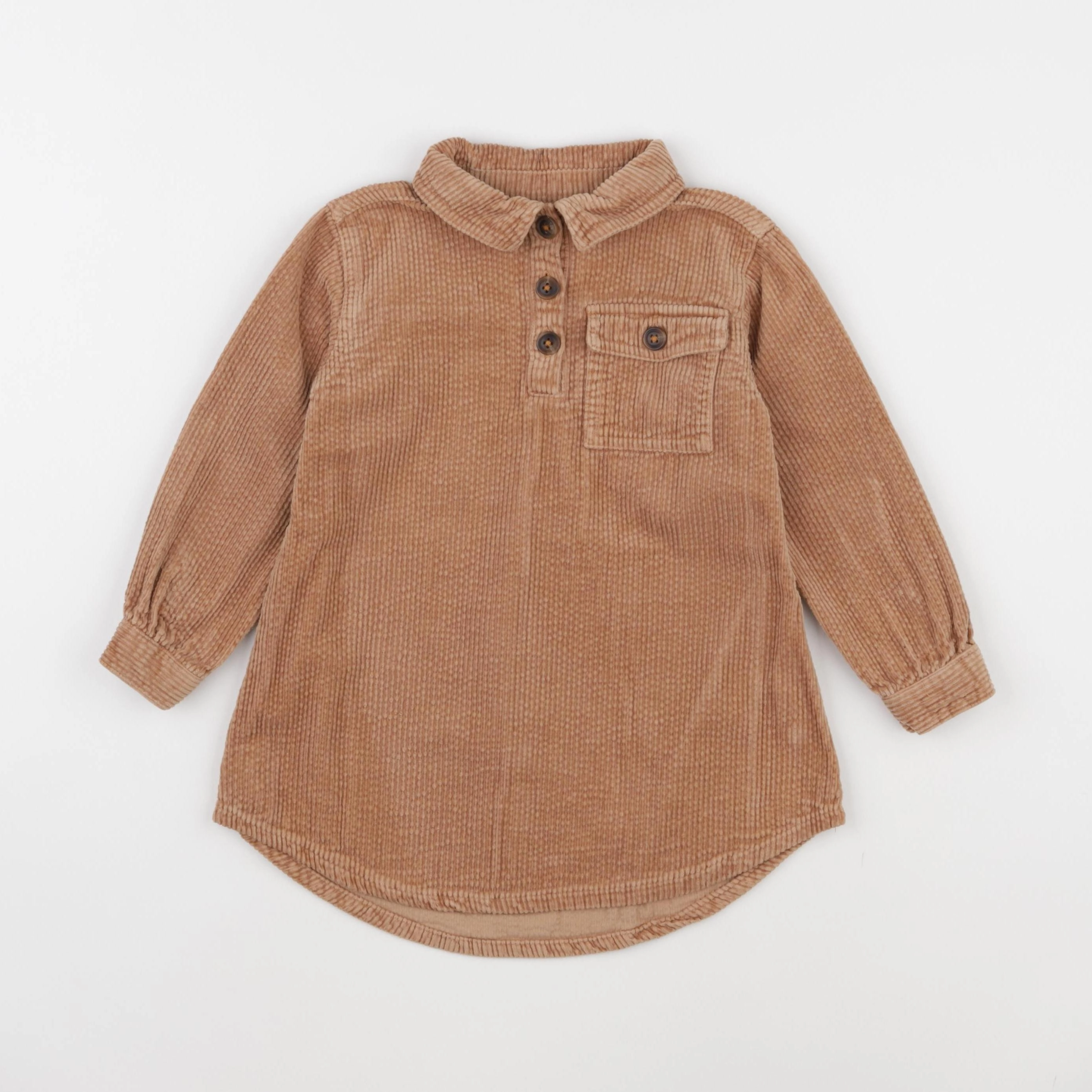 Vertbaudet - robe marron - 3 ans