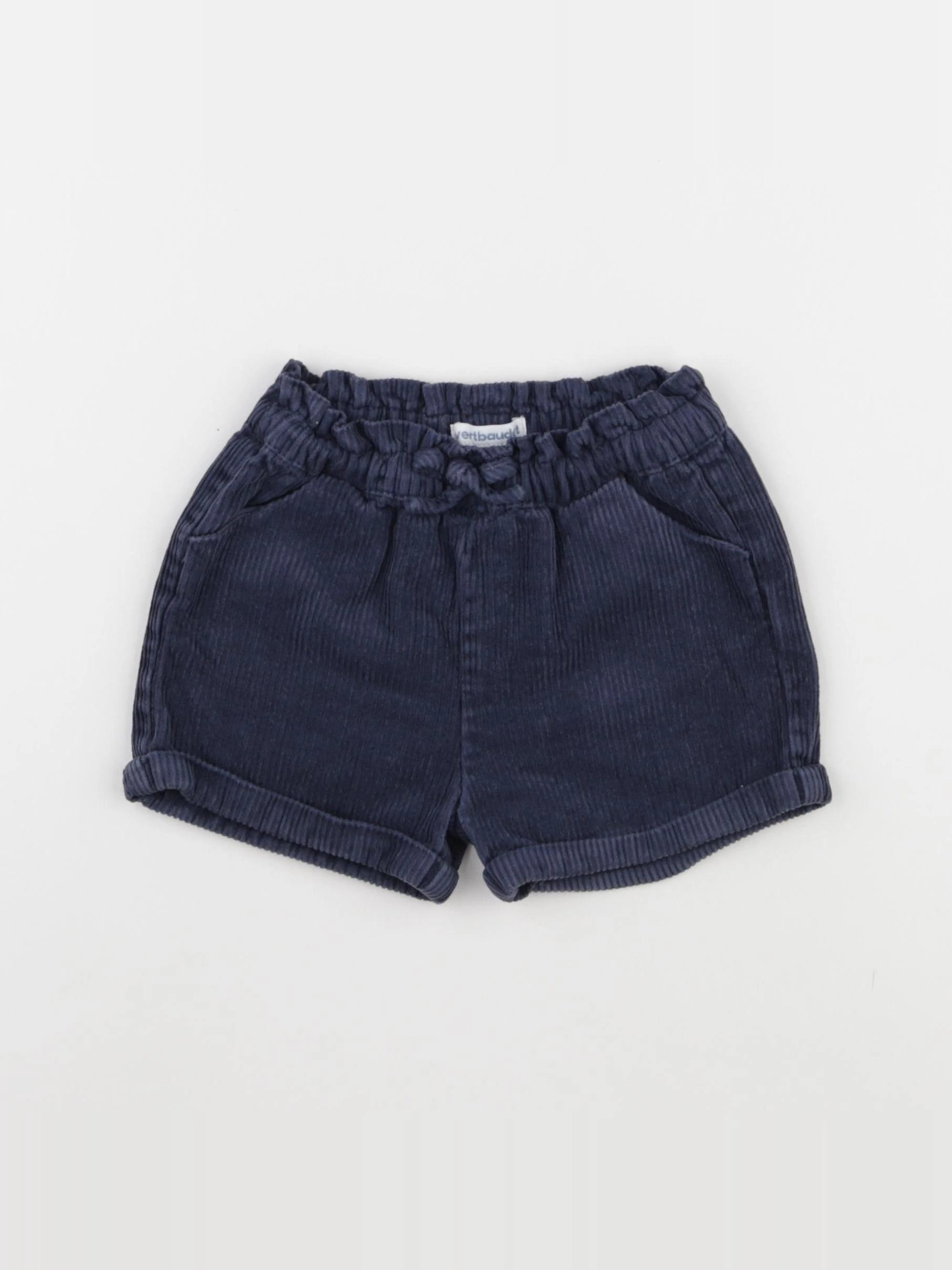 Vertbaudet - short bleu - 2 ans