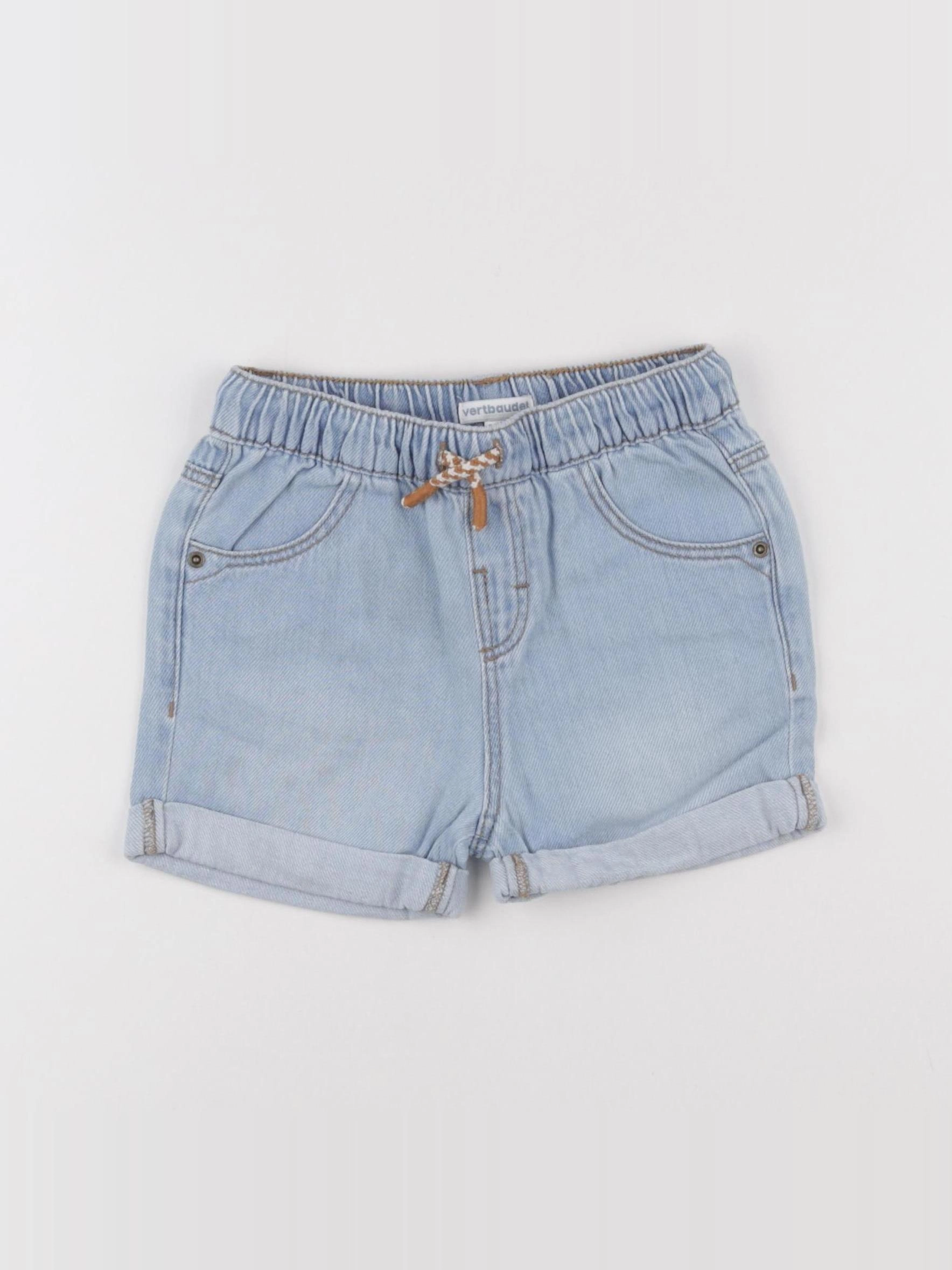 Vertbaudet - short bleu - 36 mois