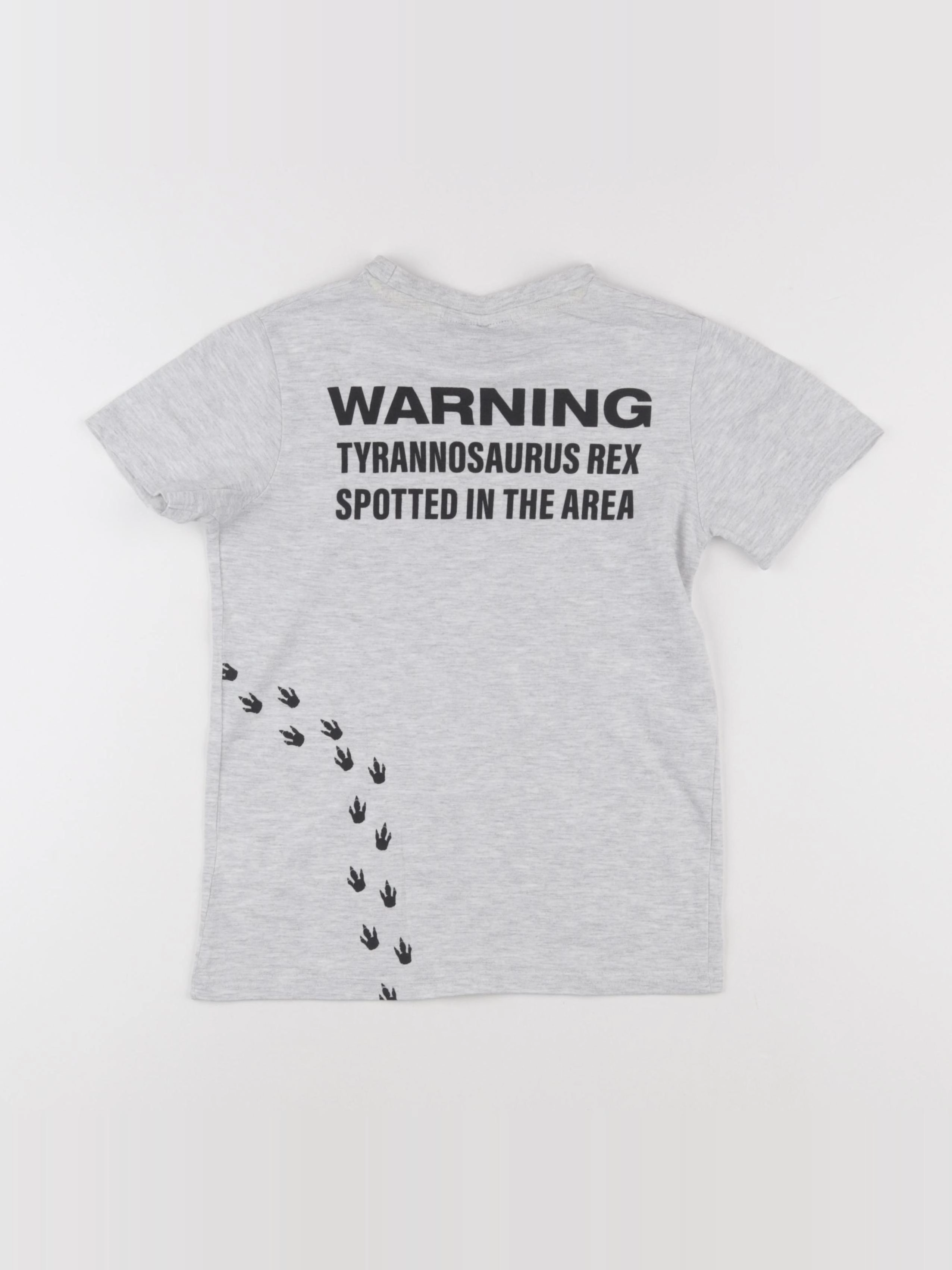 Vertbaudet - tee-shirt gris - 8 ans