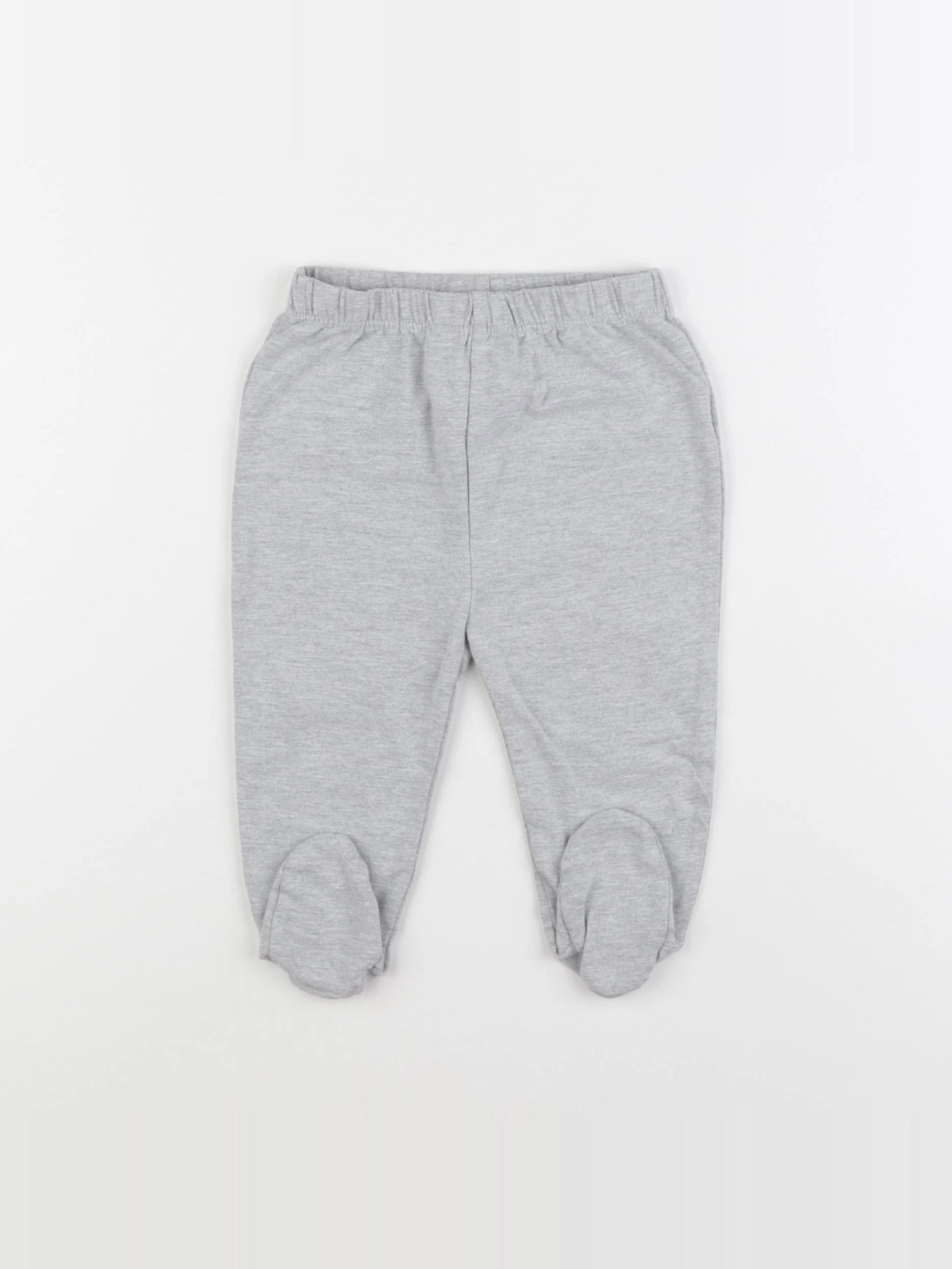 Vertbaudet - legging gris - 12 mois