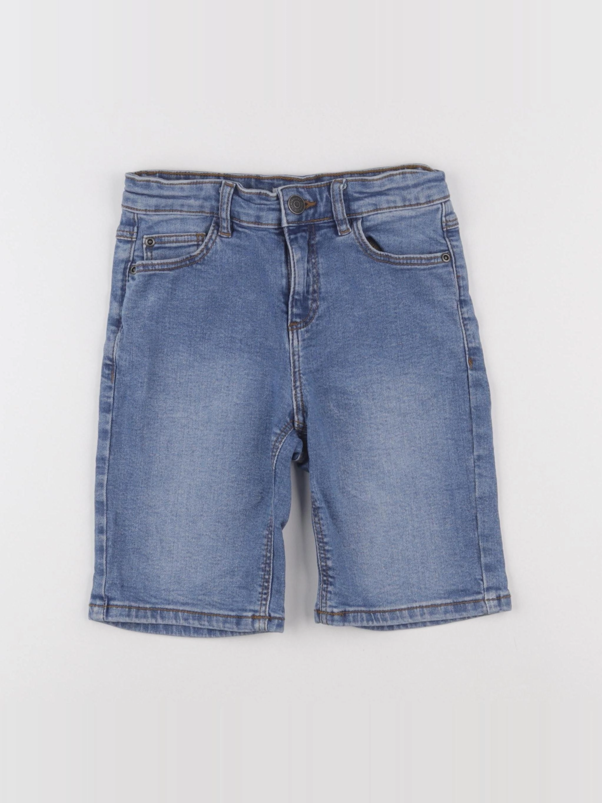 Vertbaudet - pantacourt bleu - 8 ans