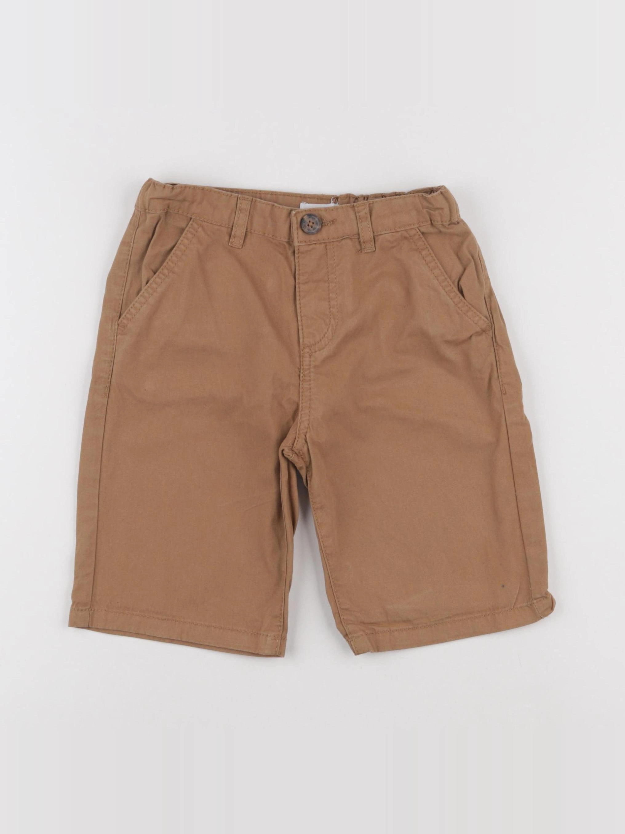 Vertbaudet - pantacourt marron - 7 ans