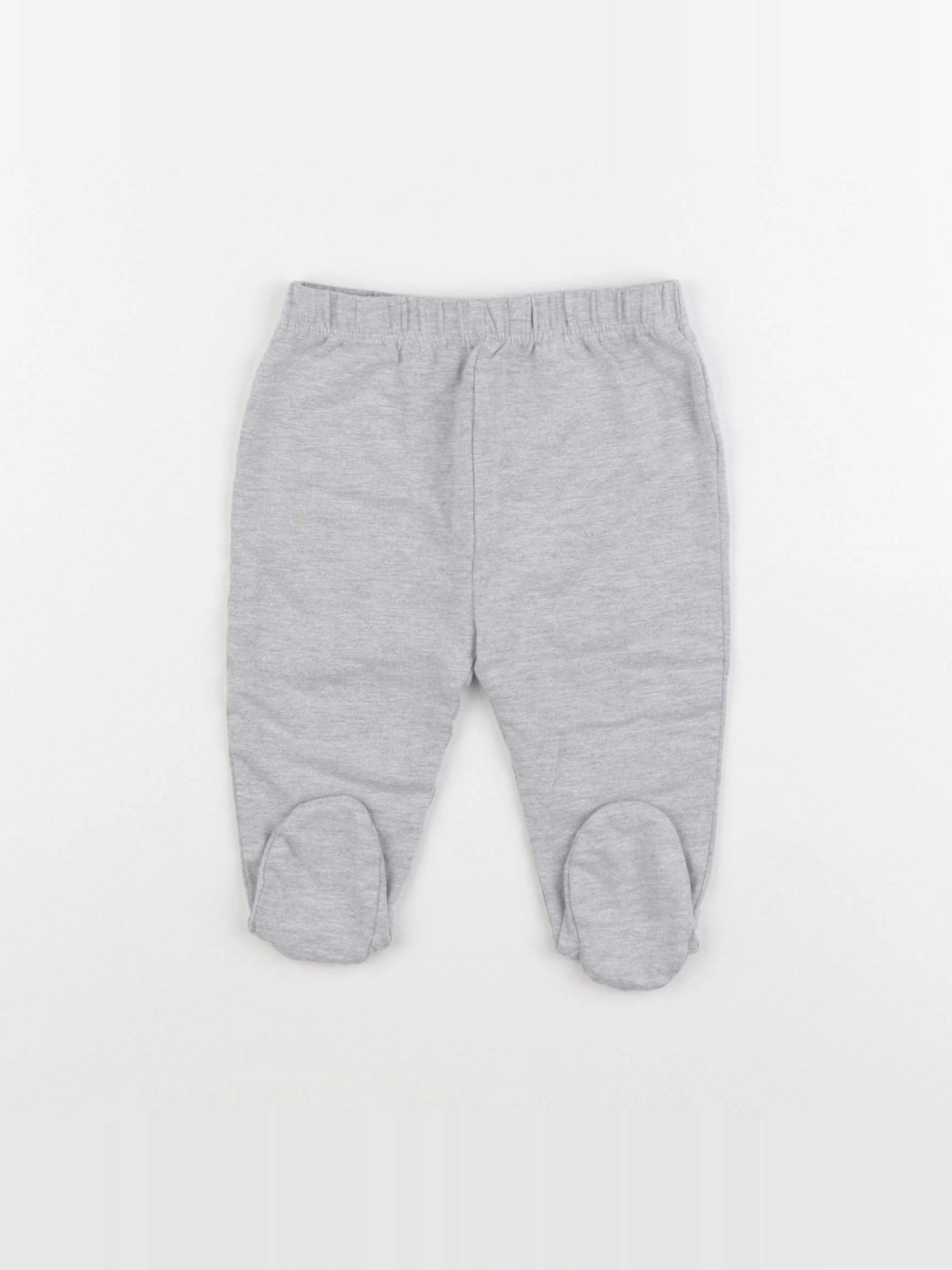 Vertbaudet - legging gris - 9 mois