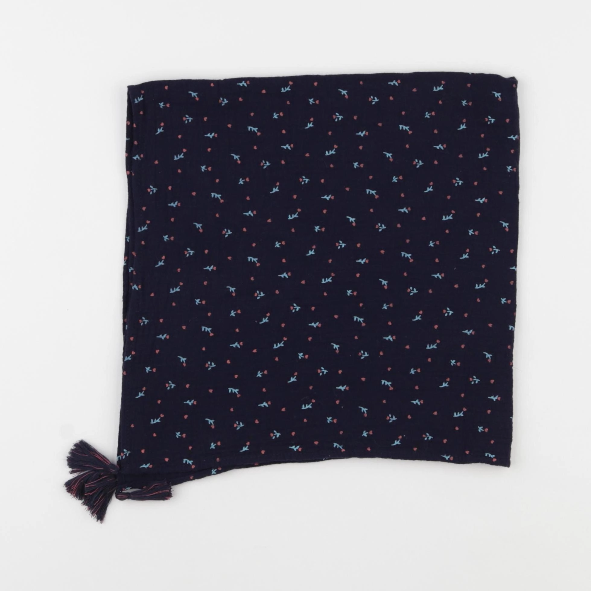Vertbaudet - foulard bleu - 3 ans
