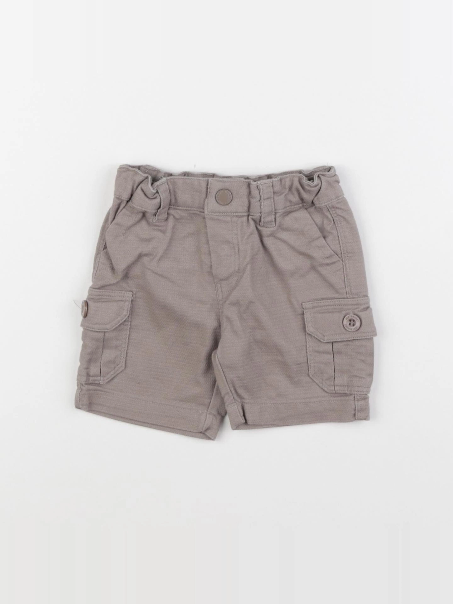 Vertbaudet - short marron - 6 mois