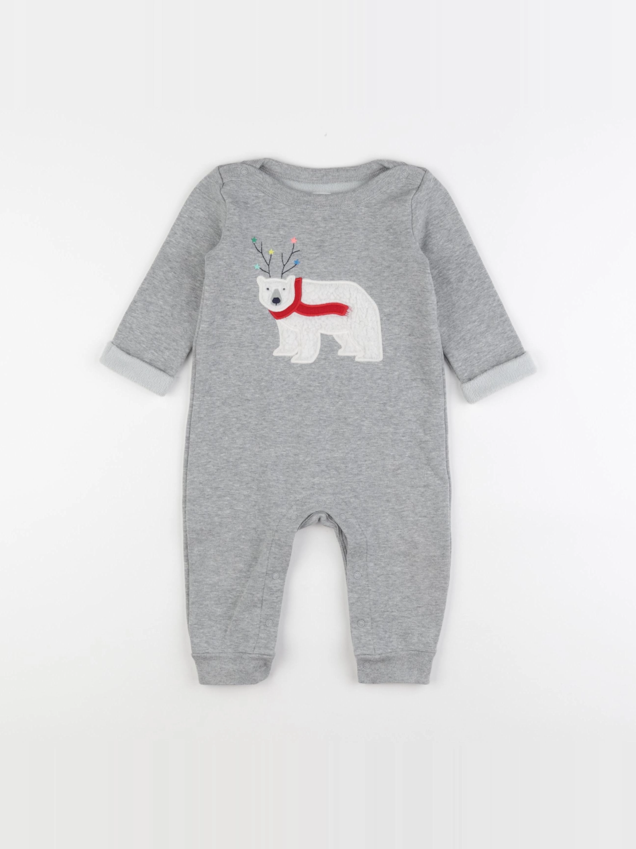 GAP - combinaison gris - 6/12 mois