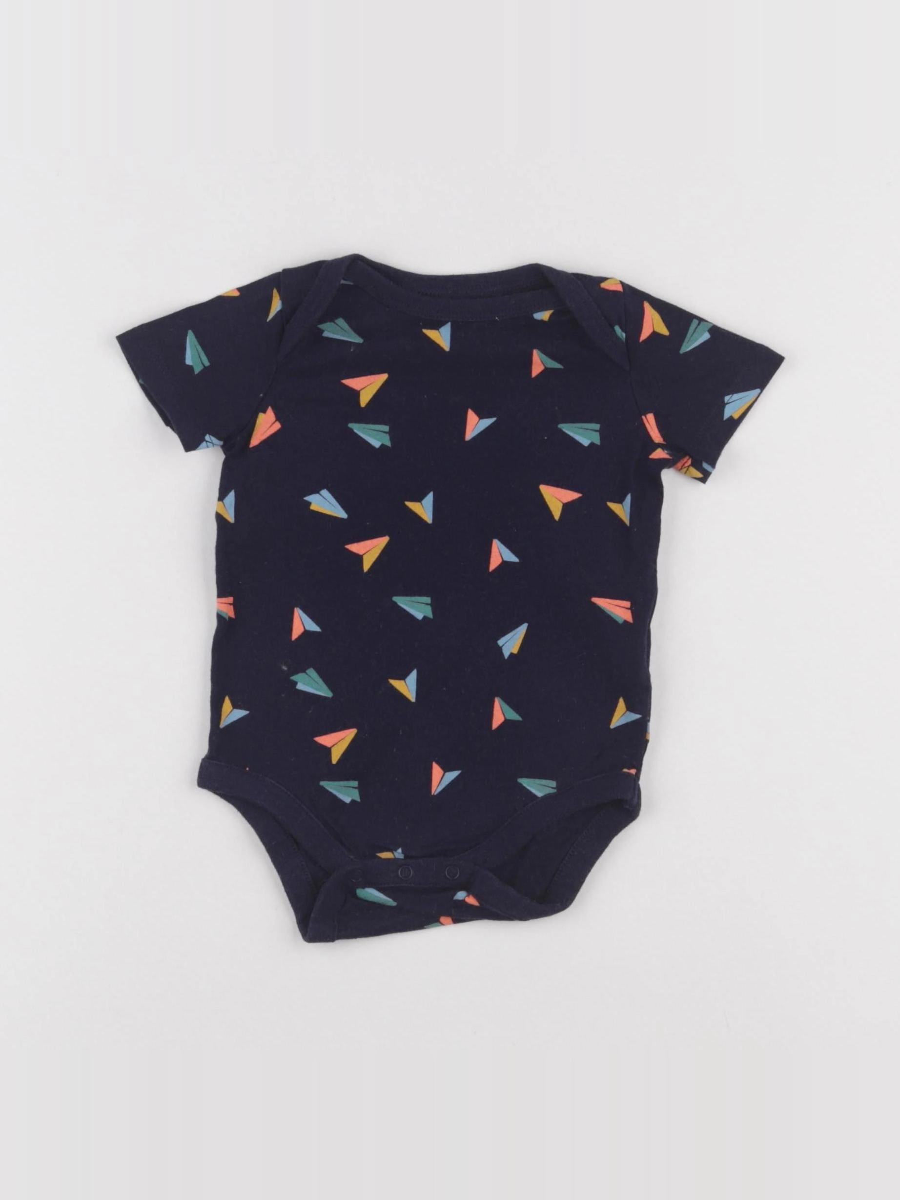 GAP - body bleu - 3/6 mois