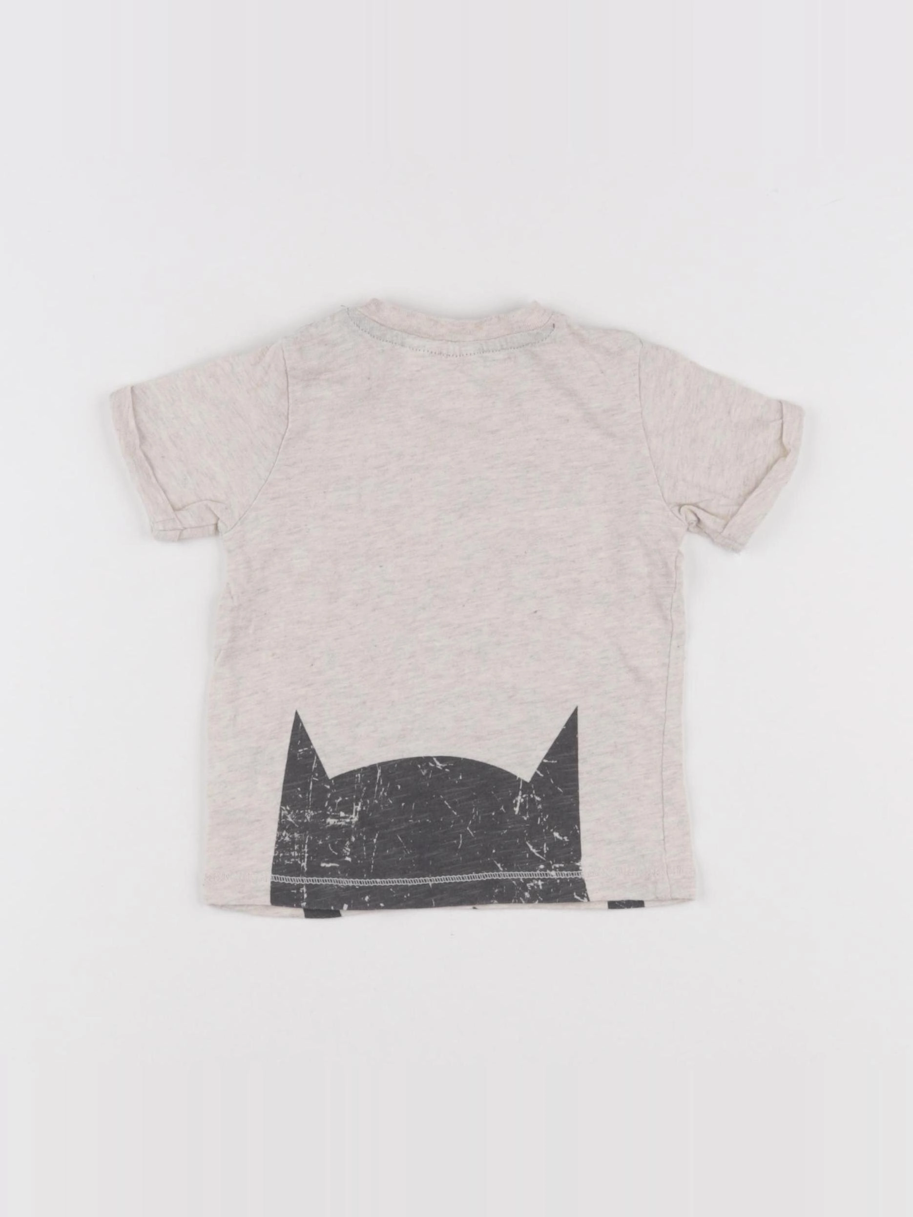 H&M - tee-shirt imprimé au dos beige - 3/6 mois