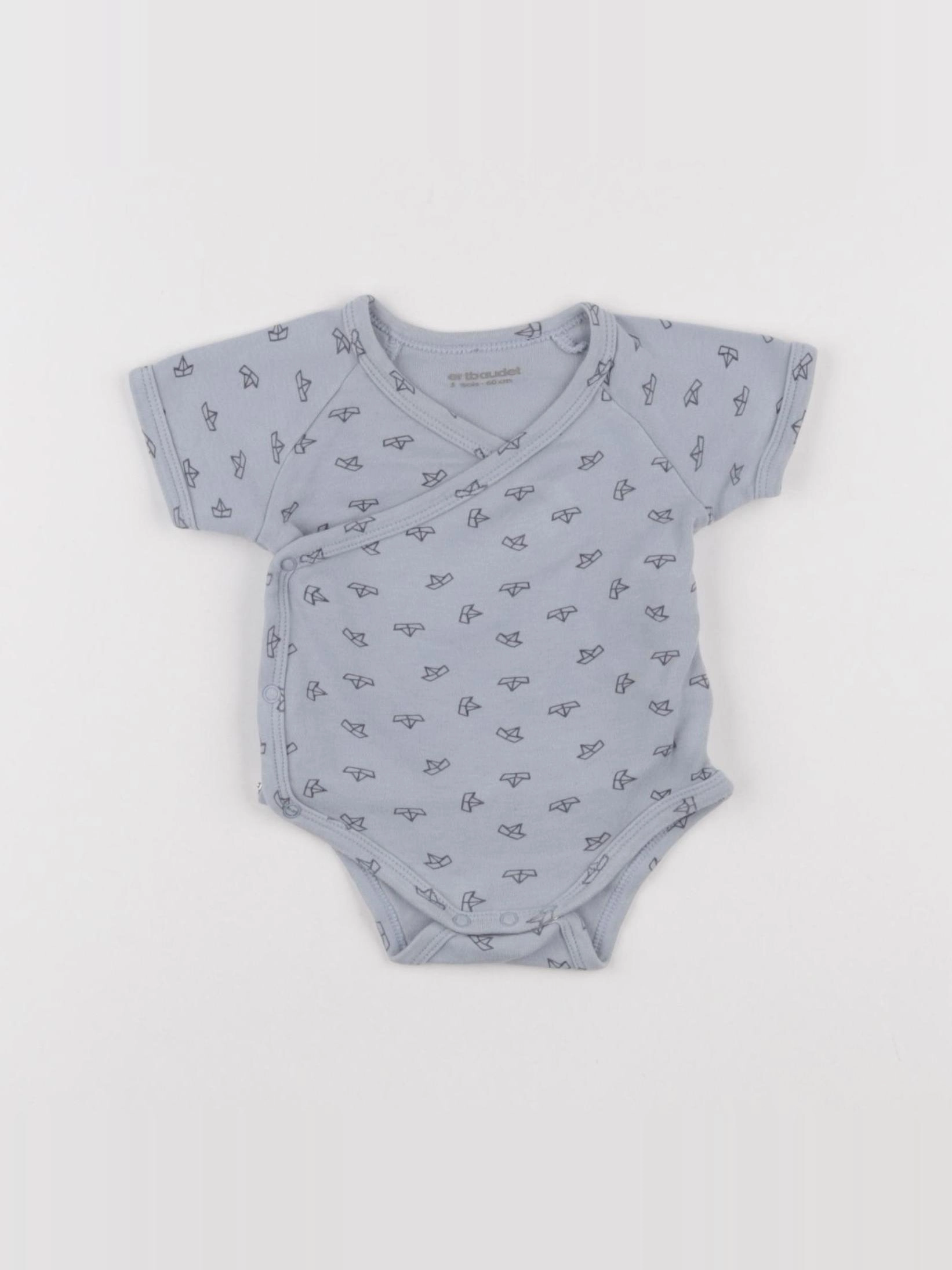 Vertbaudet - body bleu - 3 mois