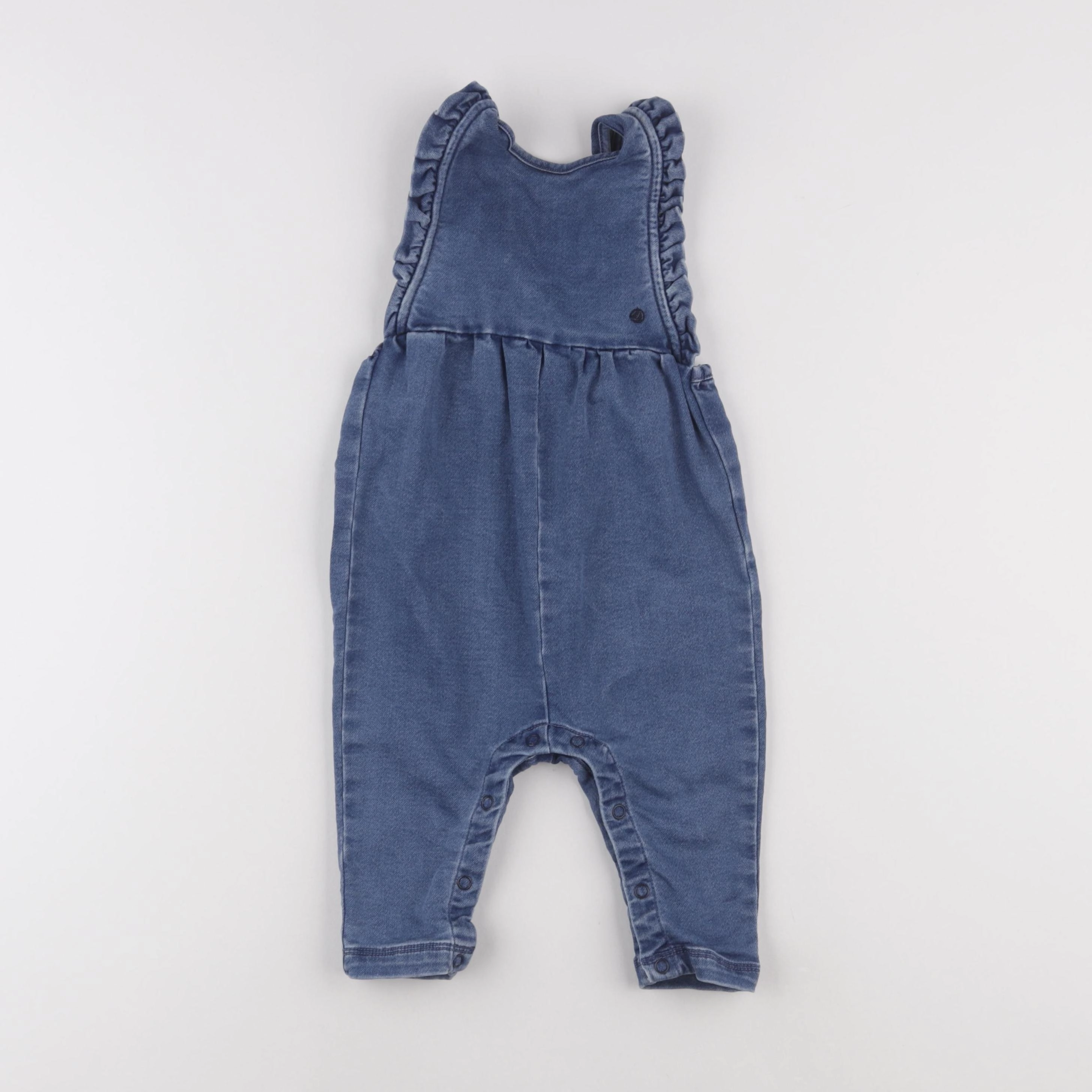 Petit Bateau - salopette bleu - 12 mois