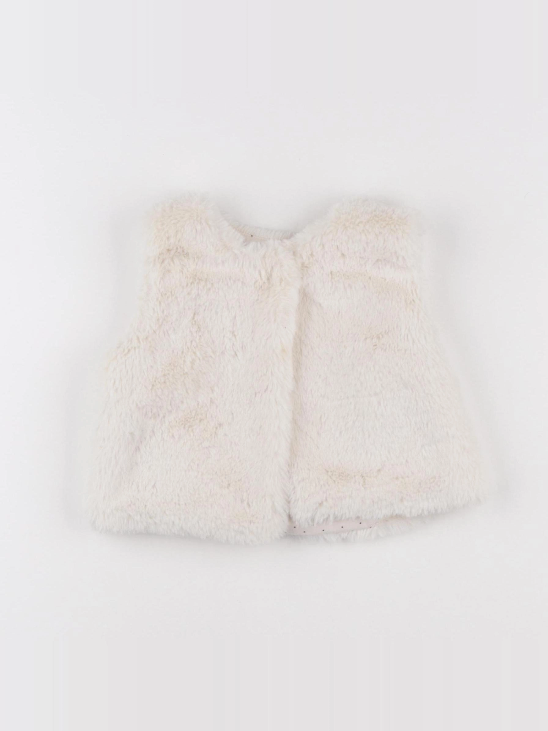 Boutchou - gilet blanc - 18 mois