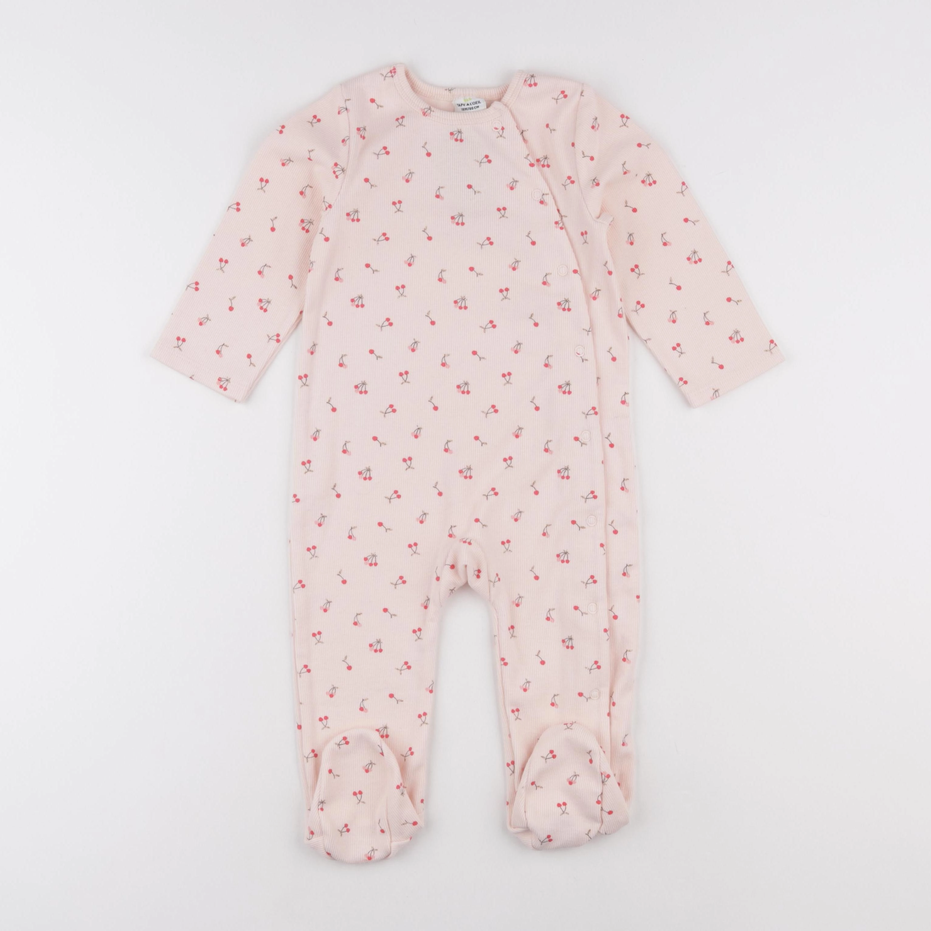 Tape à l'oeil - pyjama coton rose - 18 mois