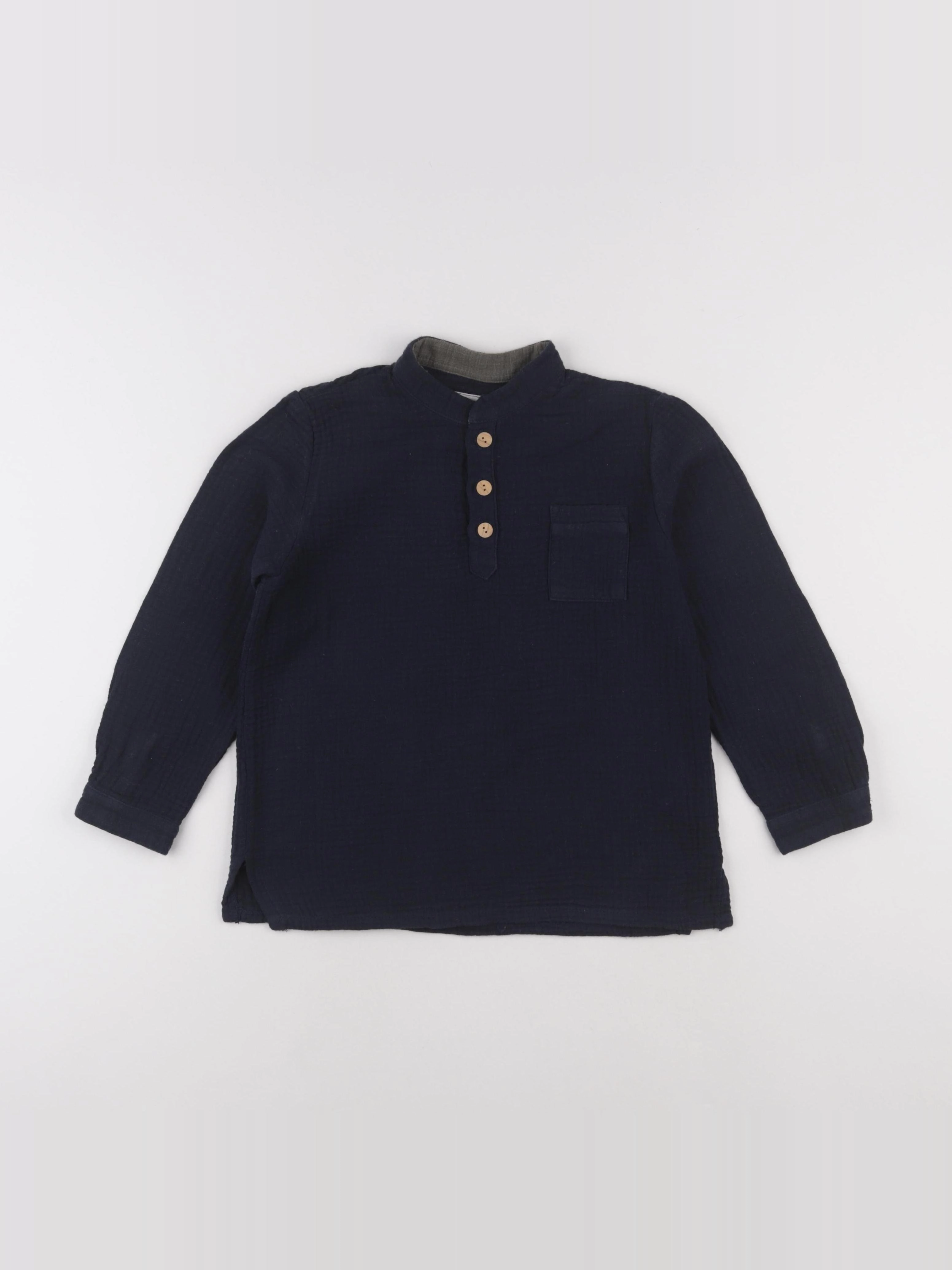 Frangin Frangine - blouse bleu - 8 ans