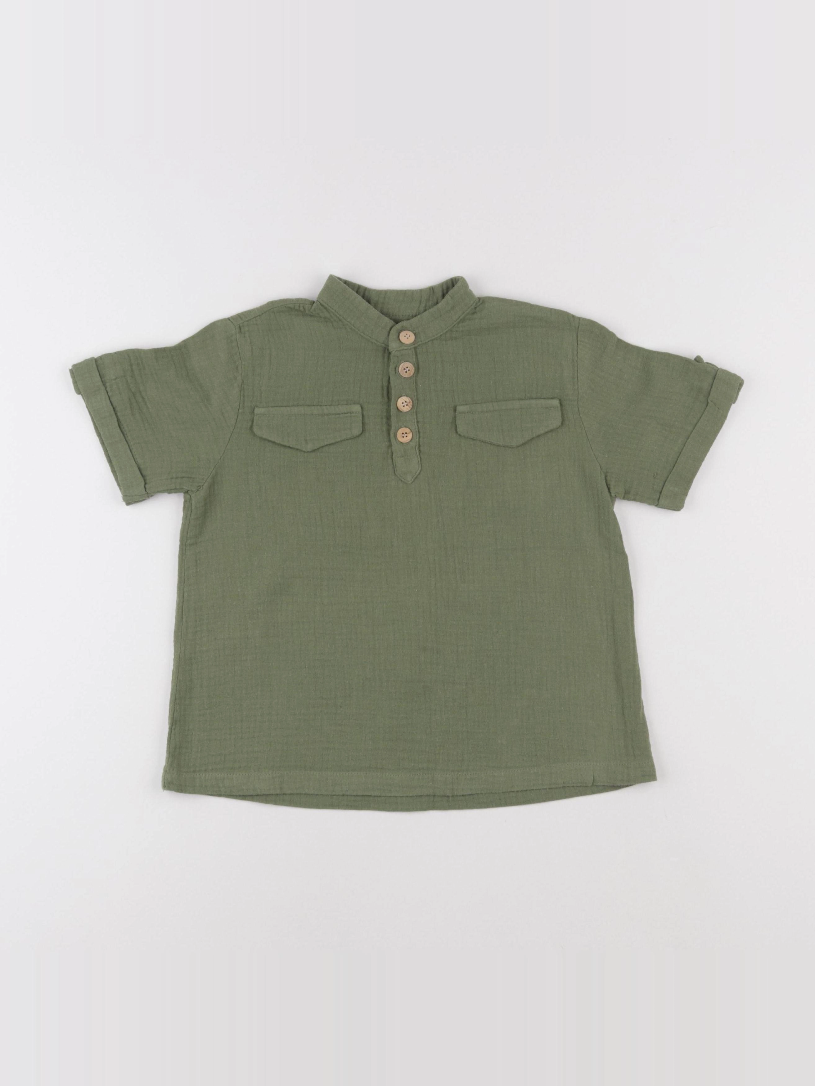 Frangin Frangine - blouse vert - 6 ans