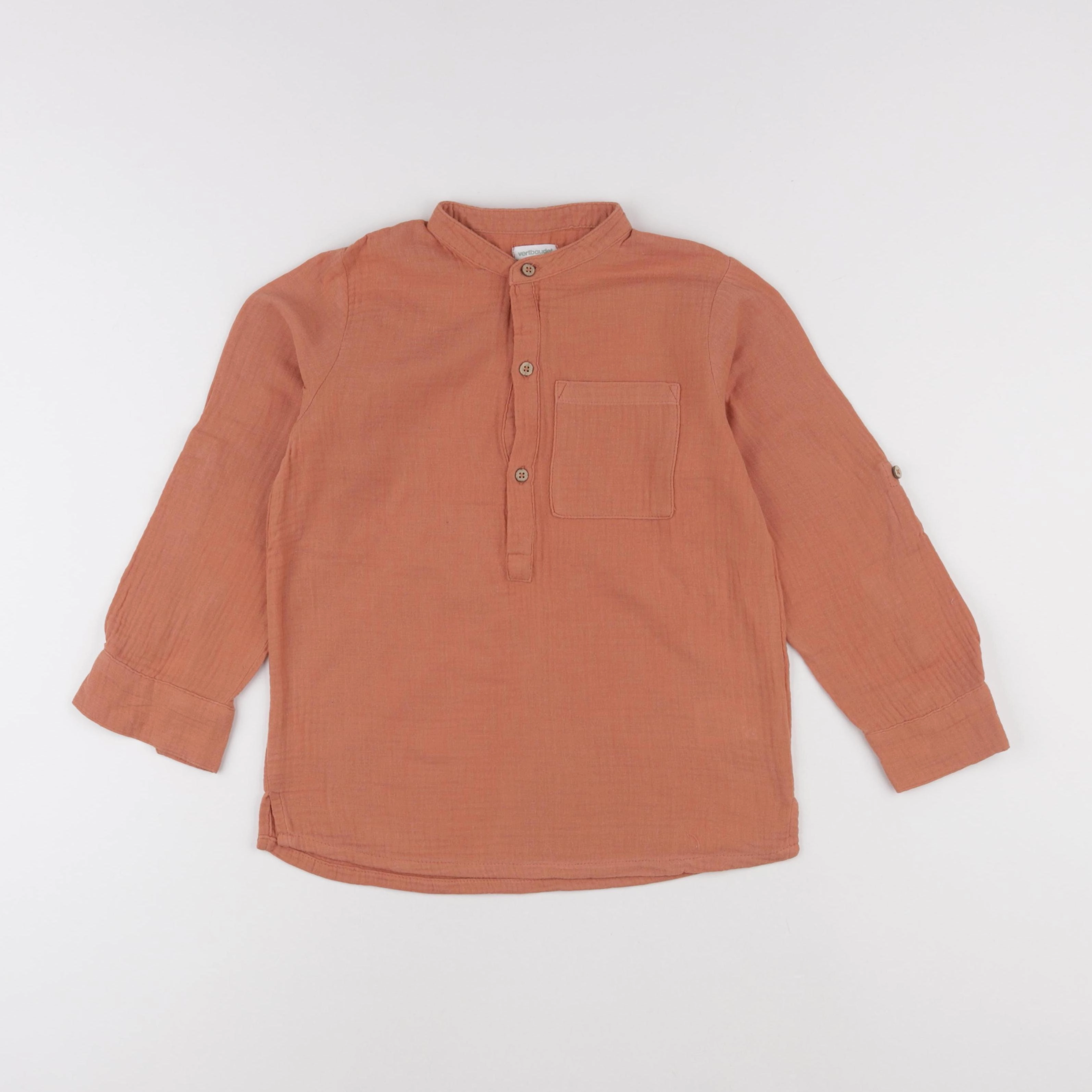 Vertbaudet - blouse orange - 8 ans