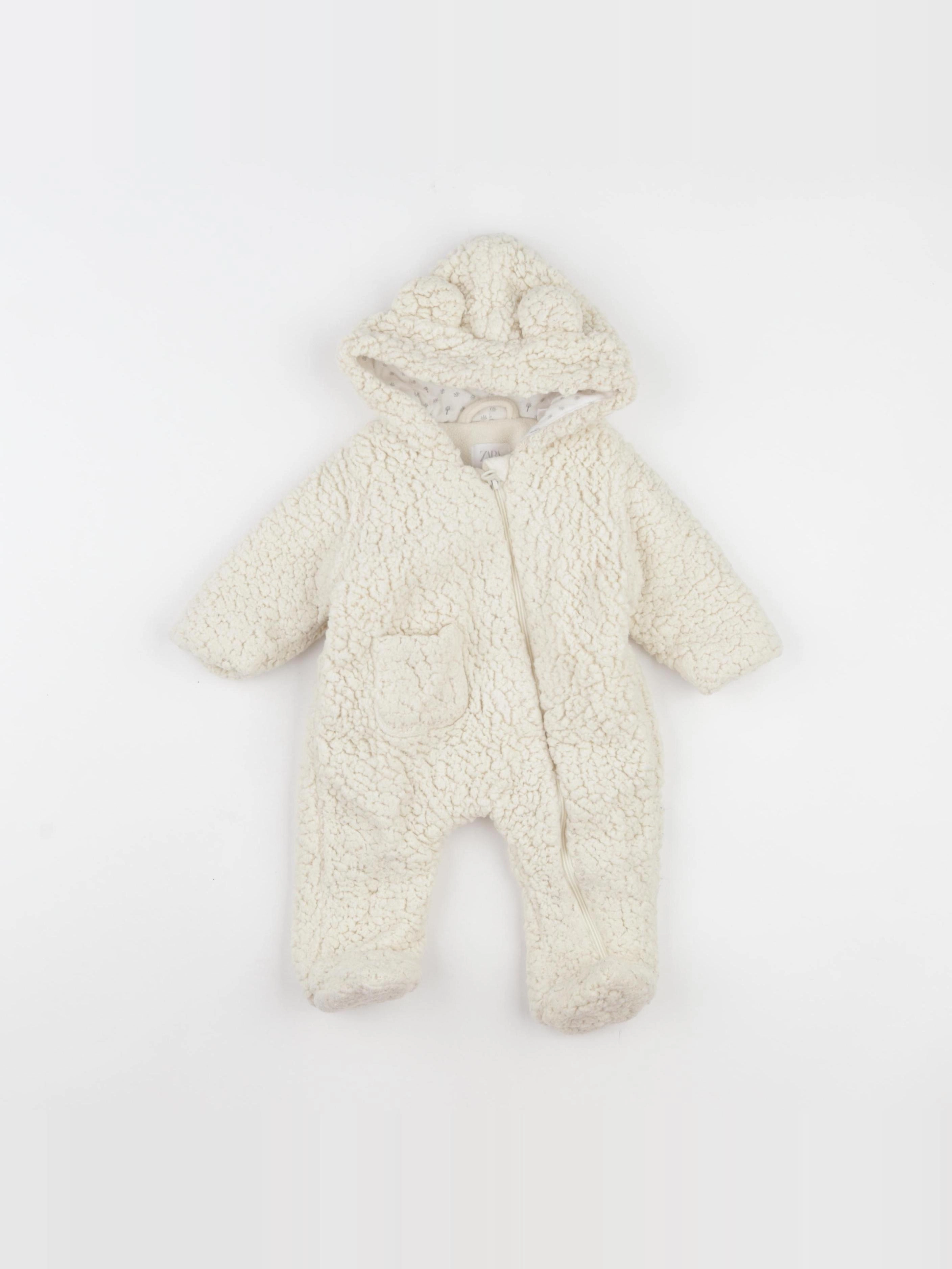 Zara - combi-pilote beige - 0/1 mois