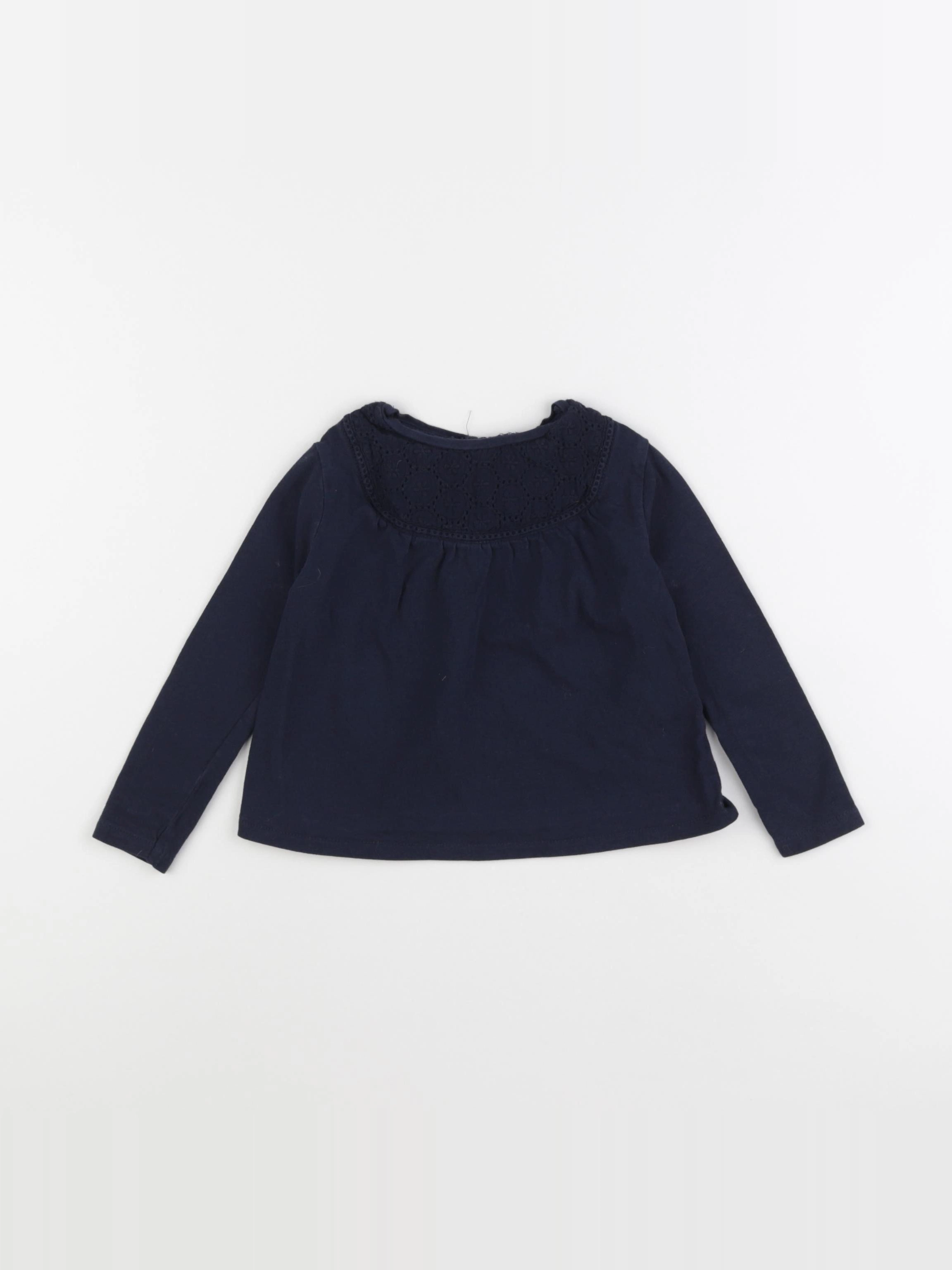 Vertbaudet - tee-shirt bleu - 2 ans