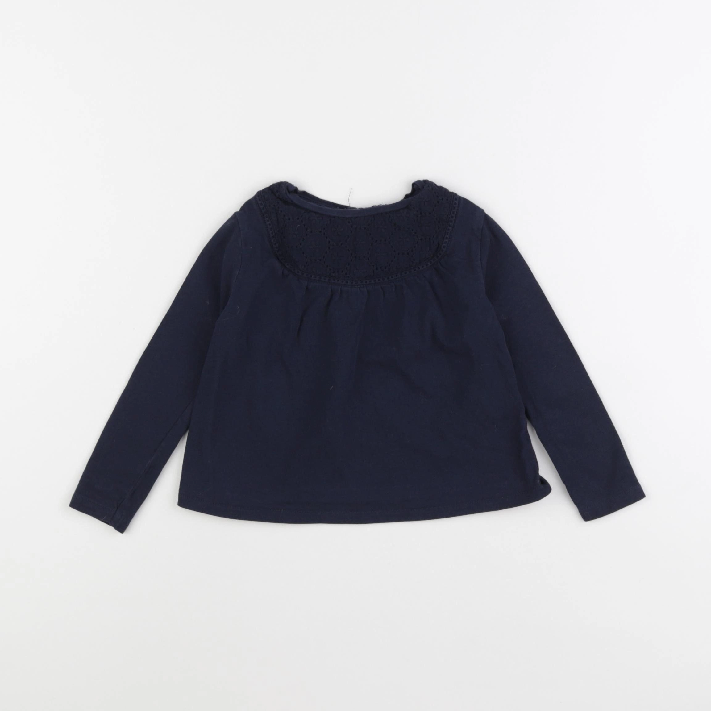 Vertbaudet - tee-shirt bleu - 2 ans