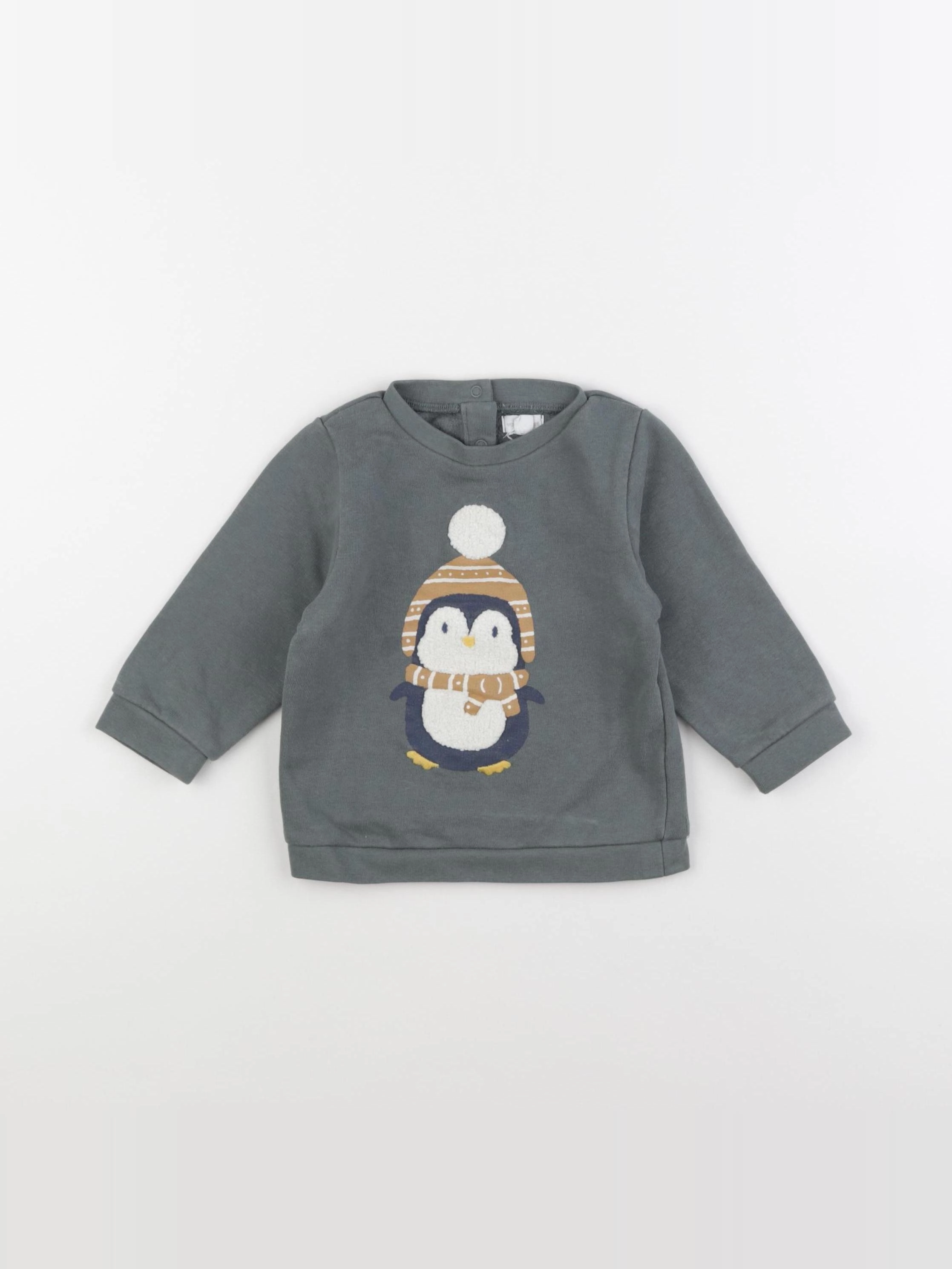 Vertbaudet - sweat multicolore - 12 mois