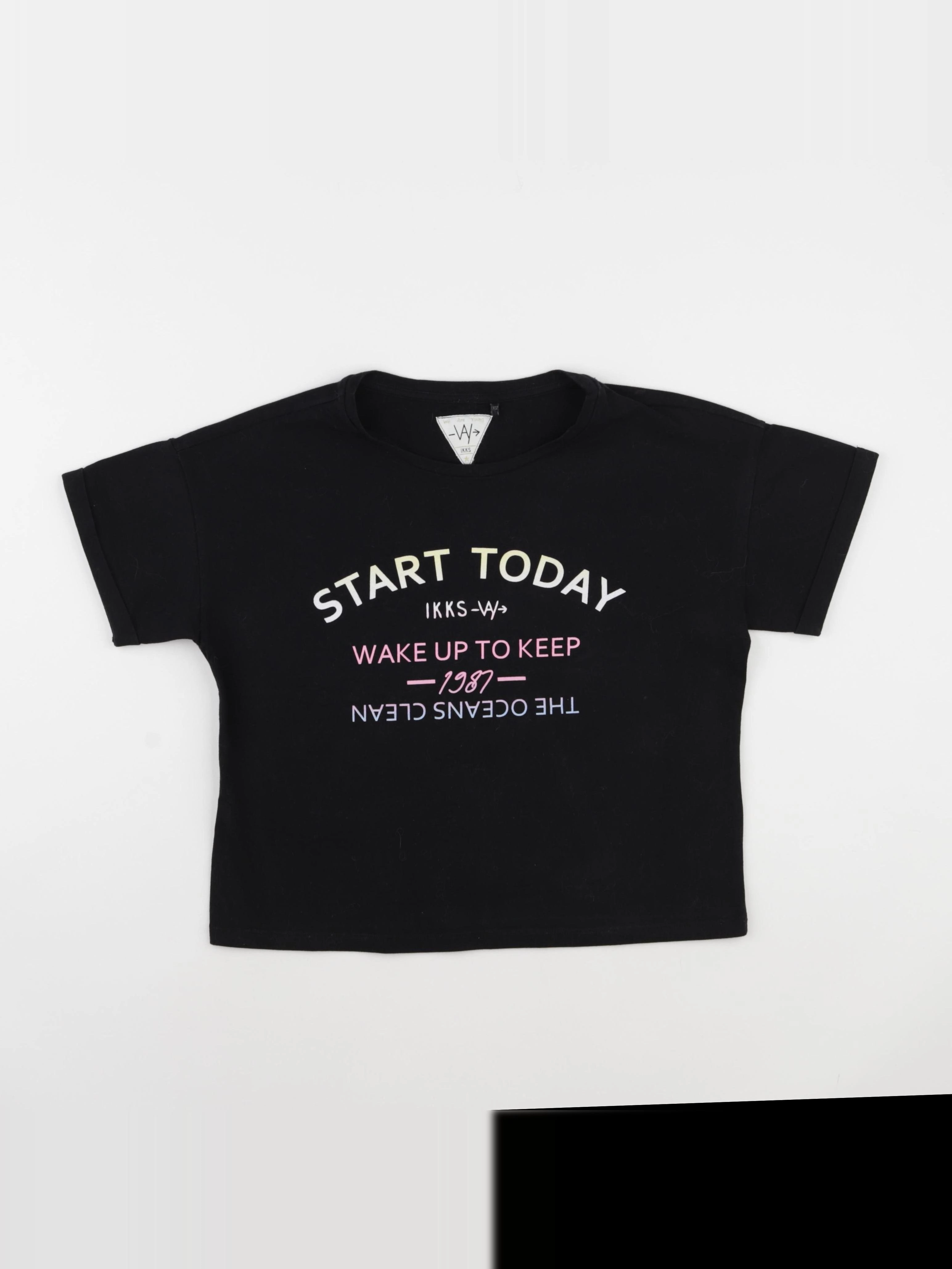 IKKS - tee-shirt noir - 12 ans