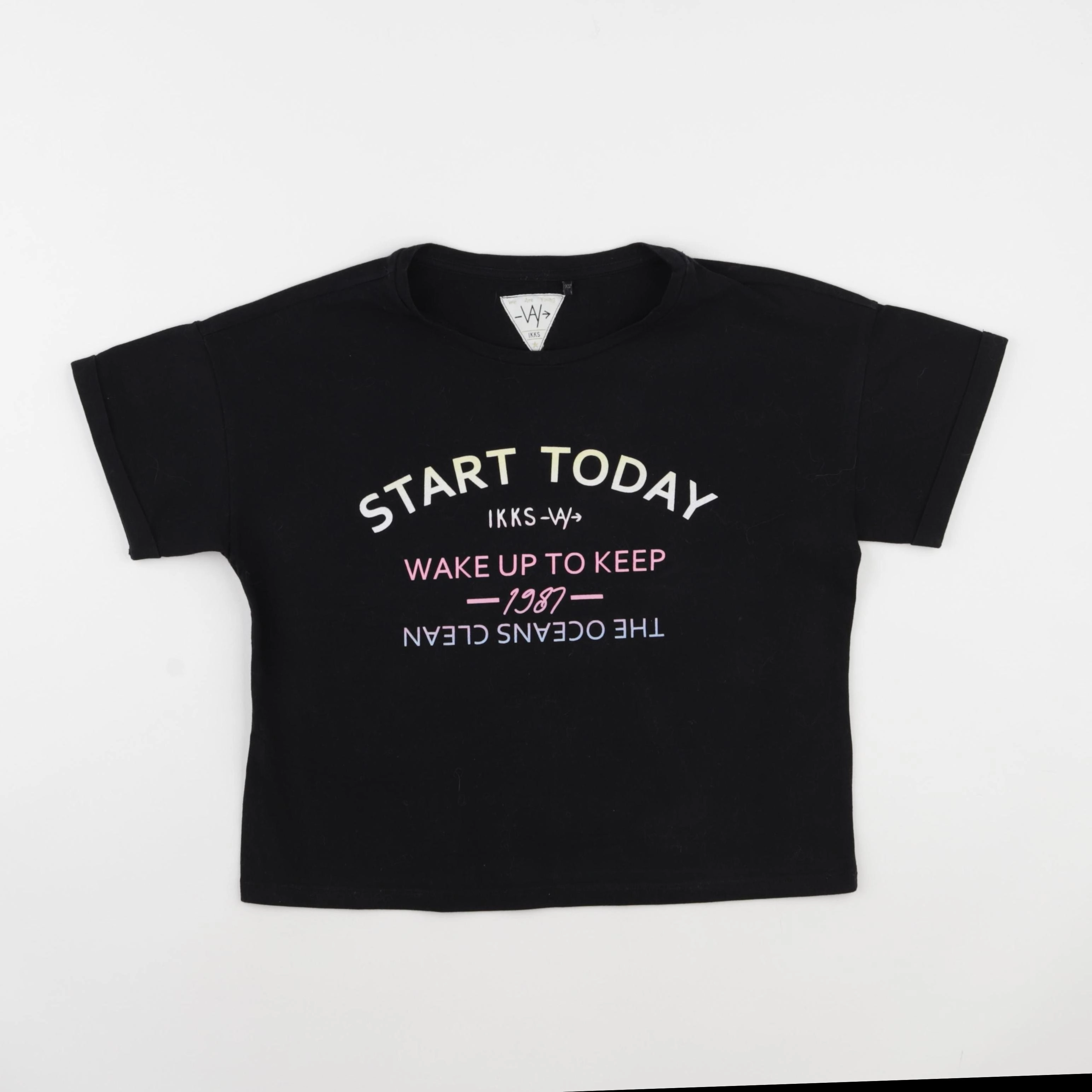 IKKS - tee-shirt noir - 12 ans