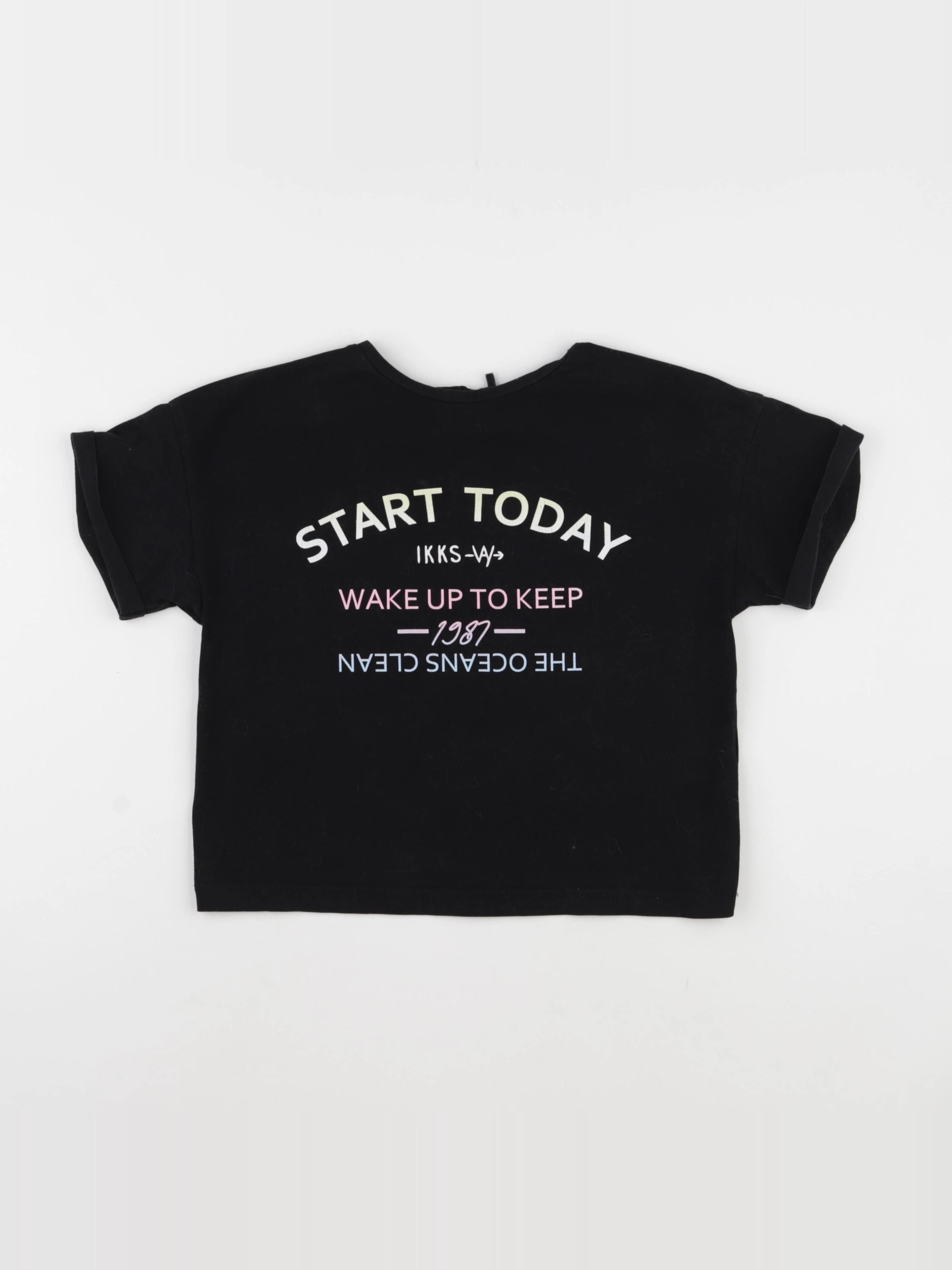 IKKS - tee-shirt noir - 12 ans