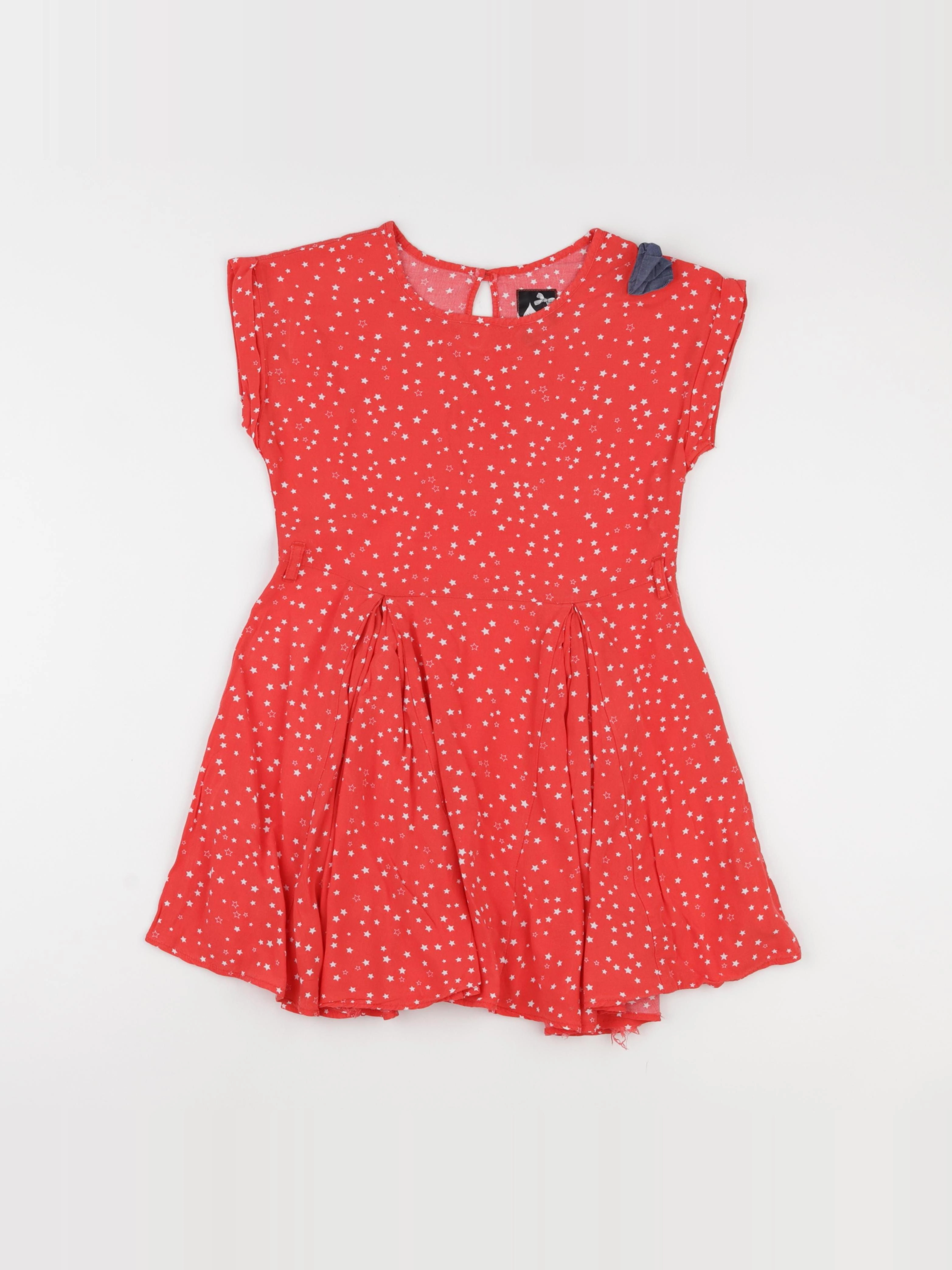 IKKS - robe rouge - 8 ans