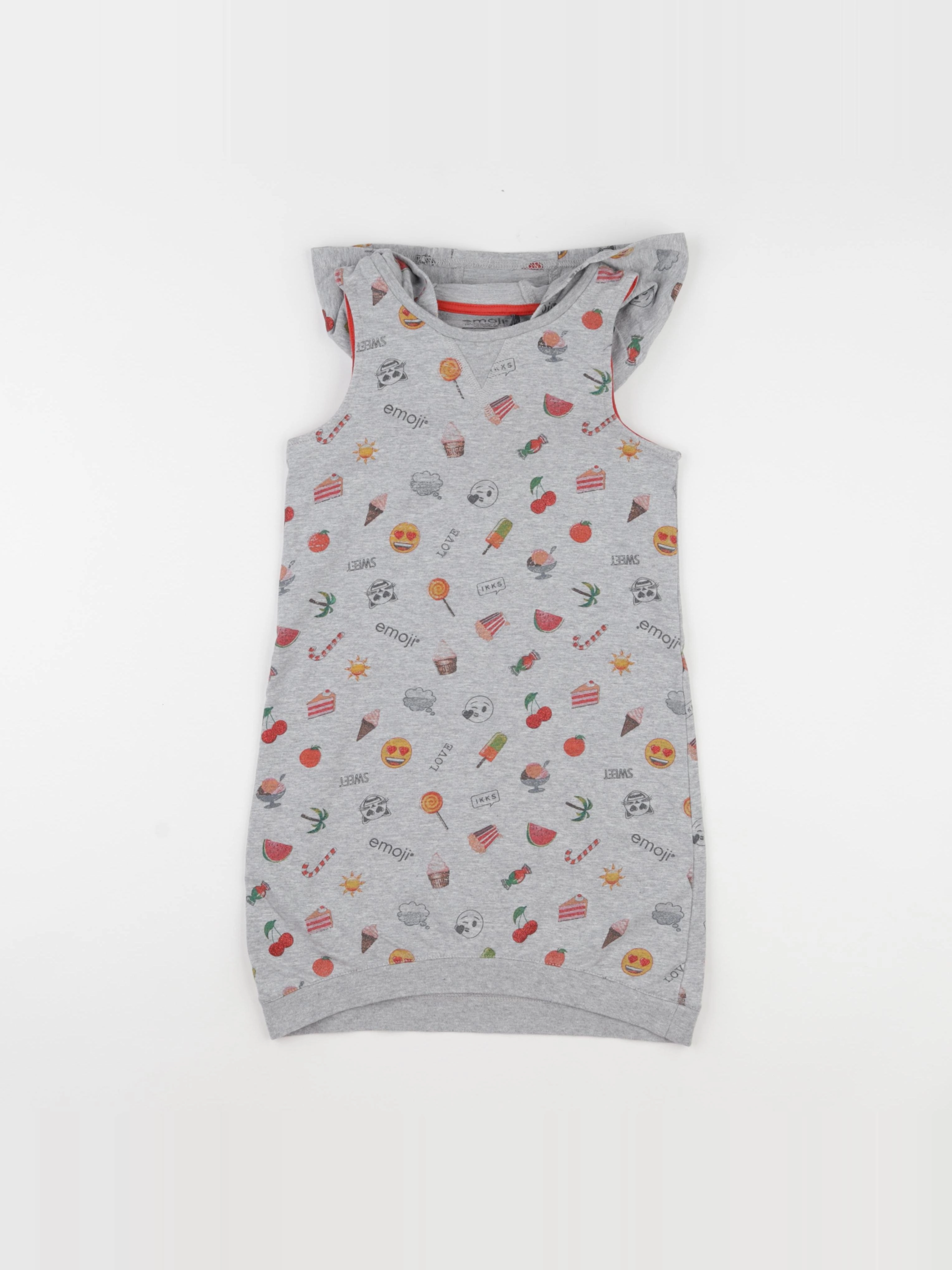 IKKS - robe gris - 8 ans