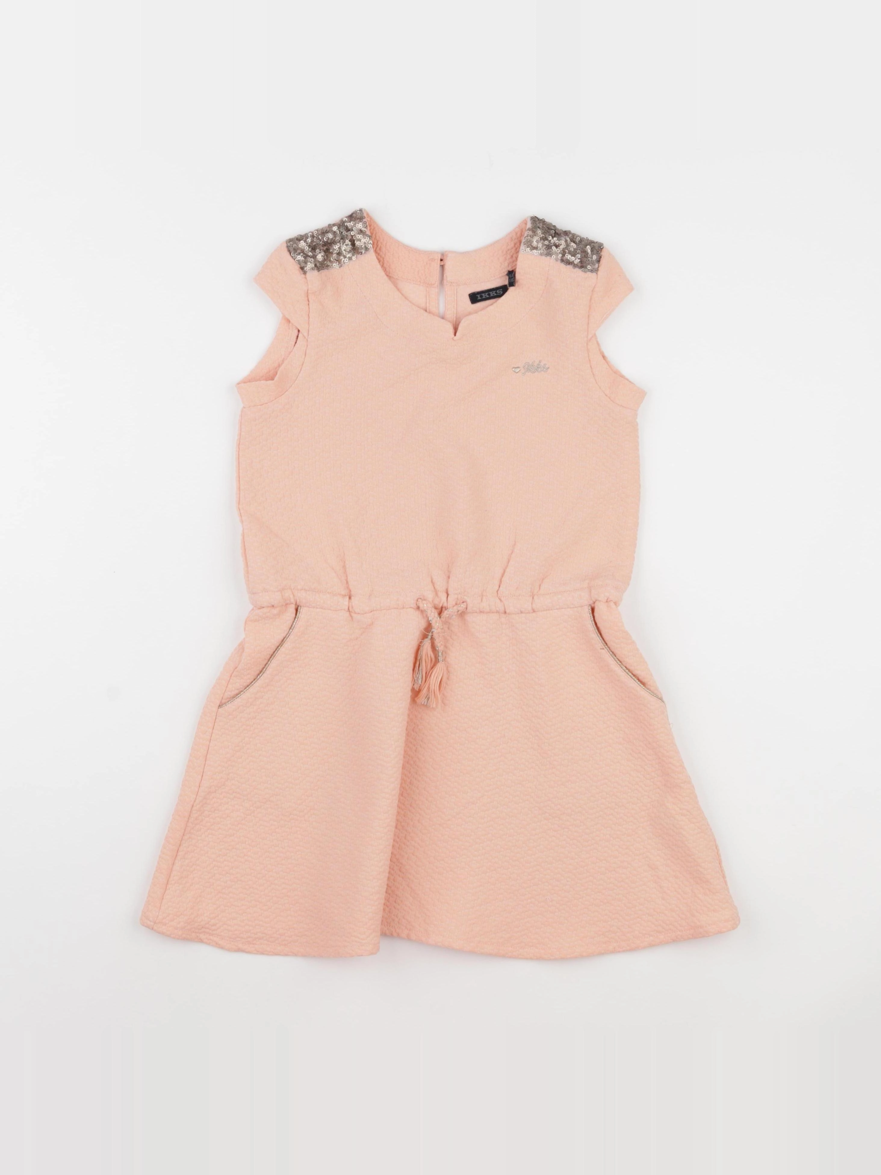 IKKS - robe rose - 6 ans