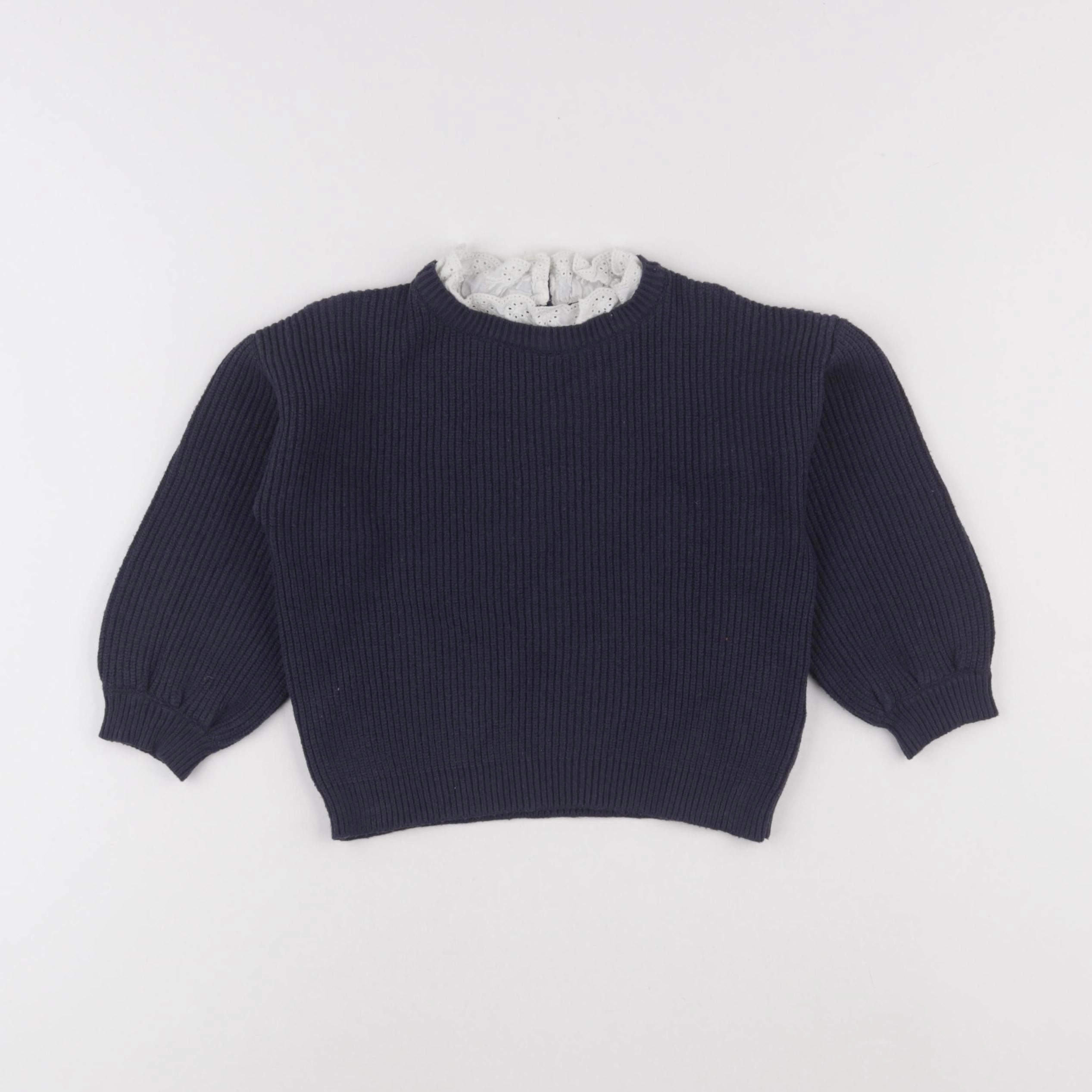 Vertbaudet - pull bleu - 24 mois
