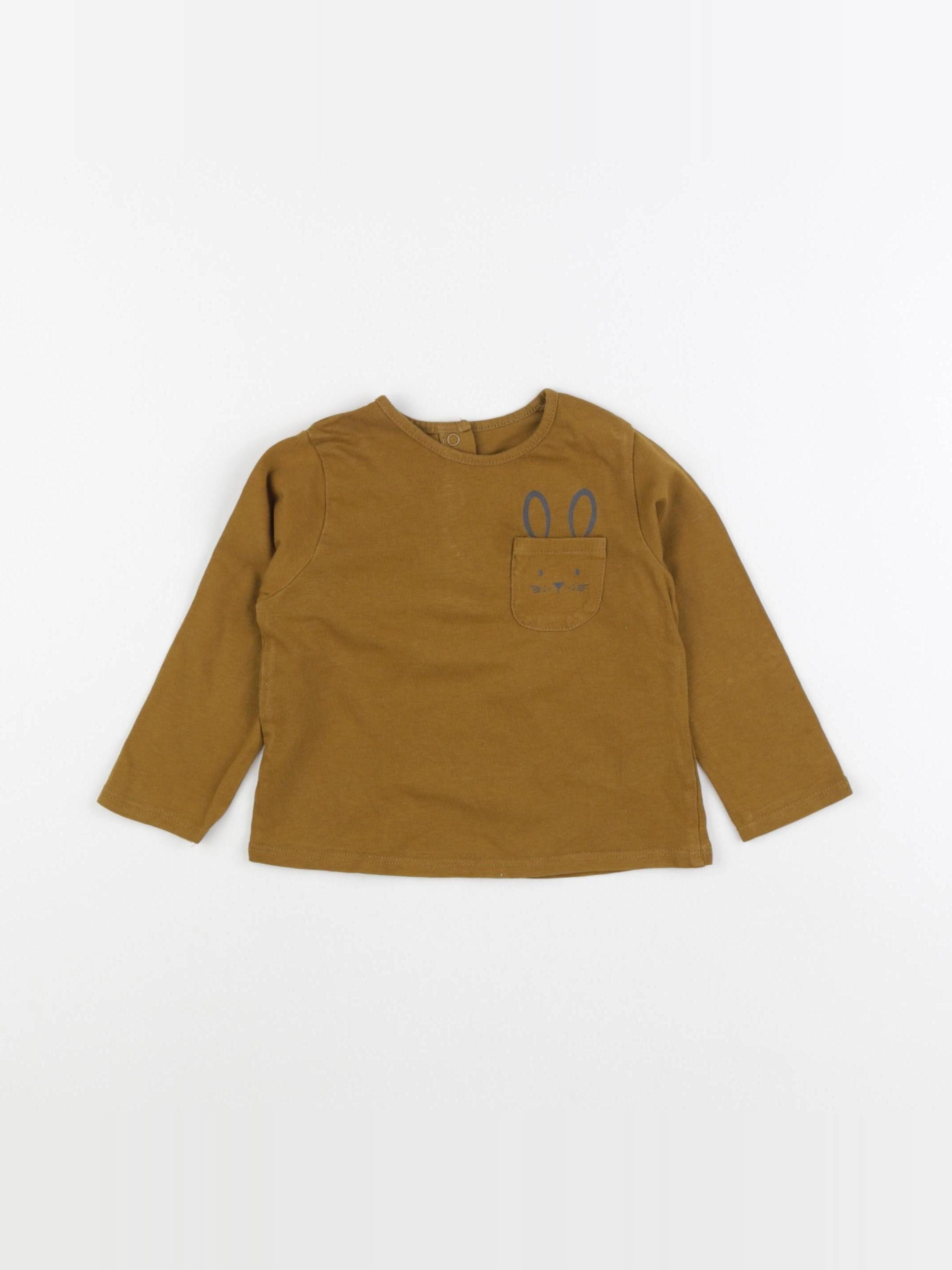 Vertbaudet - tee-shirt vert - 12 mois